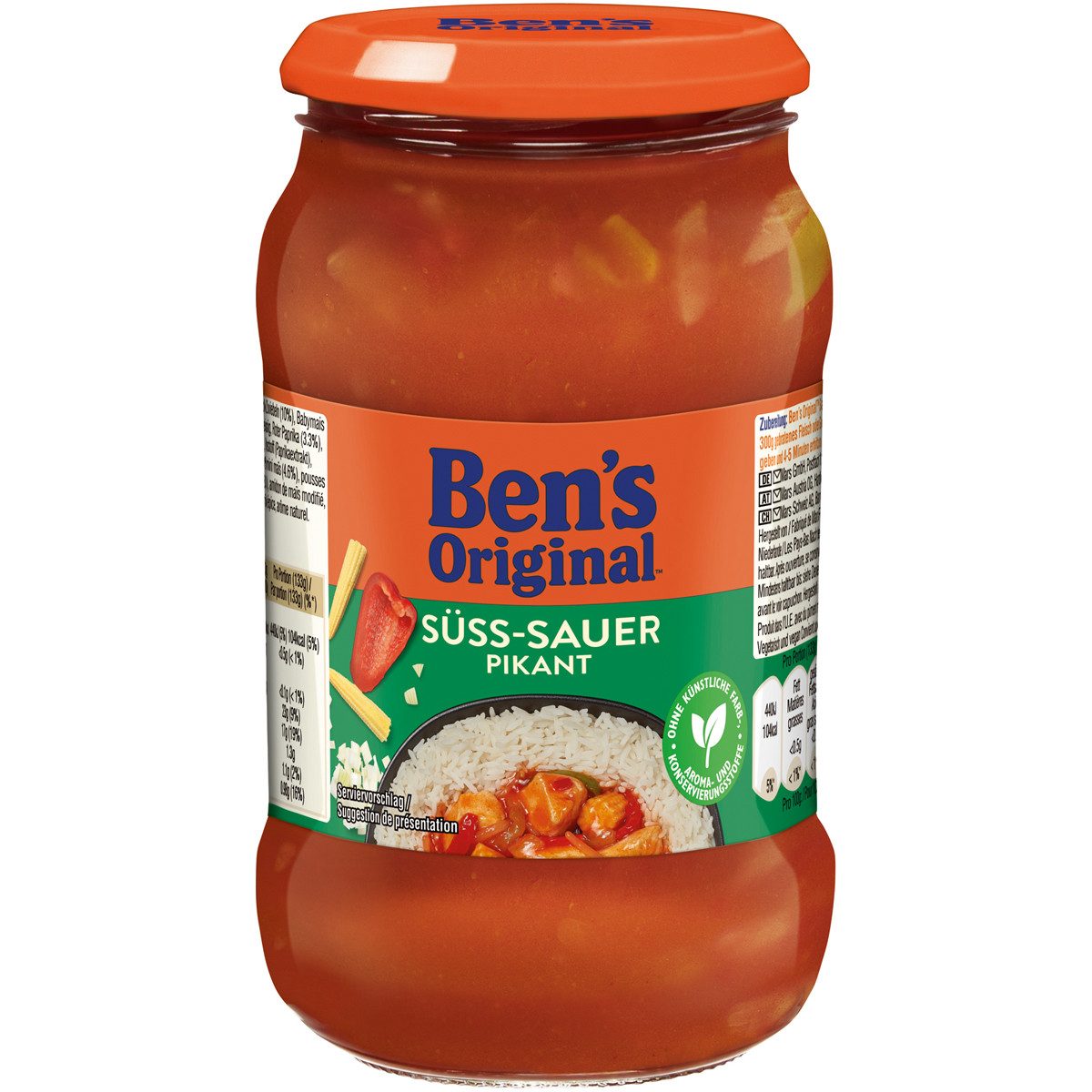 Ben's Original Saucen, Bens Original Sauce Süß Sauer lecker Pikant im Geschmack 400g