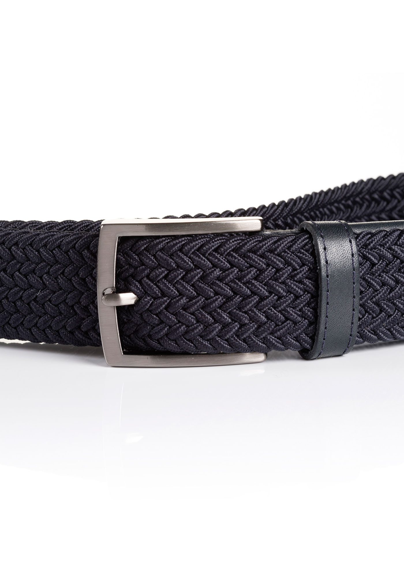 TOM TAILOR Flechtgürtel TTJAMIE (1-St) 3,5 cm breiter Flechtgürtel, Casual Look, bis Gr. 120