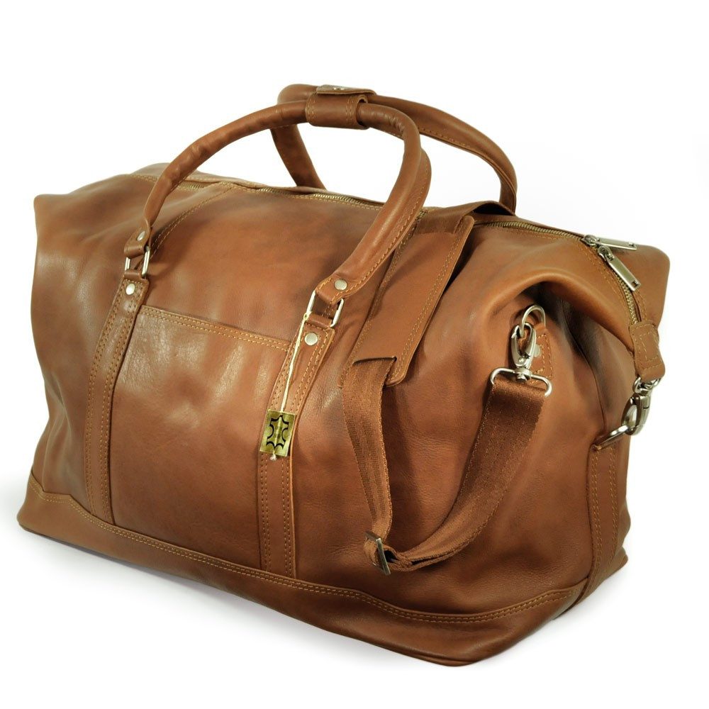 Jahn-Tasche Reisetasche Große Reisetasche Weekender Gr. L Nappa-Leder Cognac, Jahn-Tasche 697