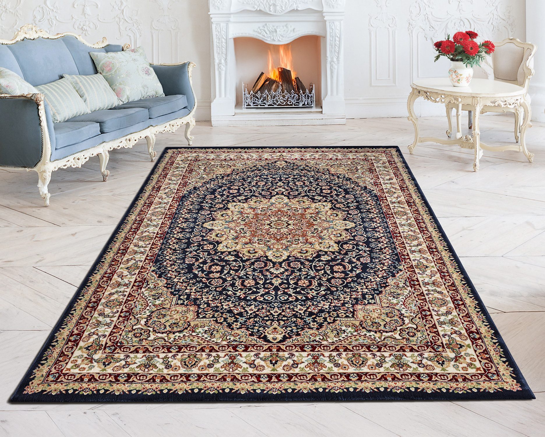 Carpetilla Designteppich Wohnzimmer Teppich Designer Asfahan Orientalische günstig online kaufen