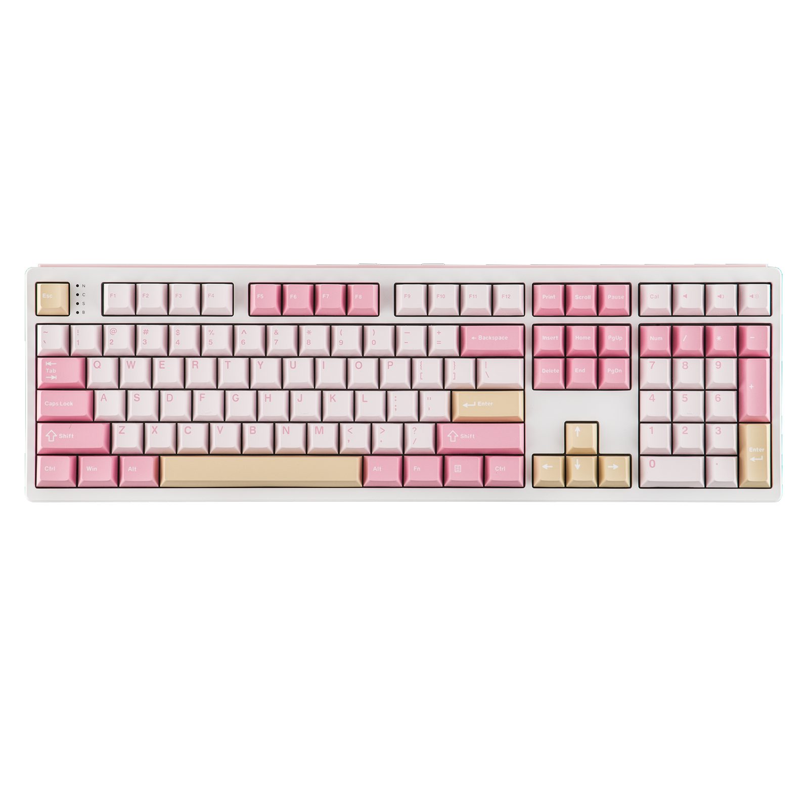 EPOMAKER TH108 Full Size Mechanische Tastatur, RGB Gaming-Tastatur Kabellos Tastatur (QWERTY, Custom Driver, Creamy Gasket, Hot-Swap, 8000mAh)