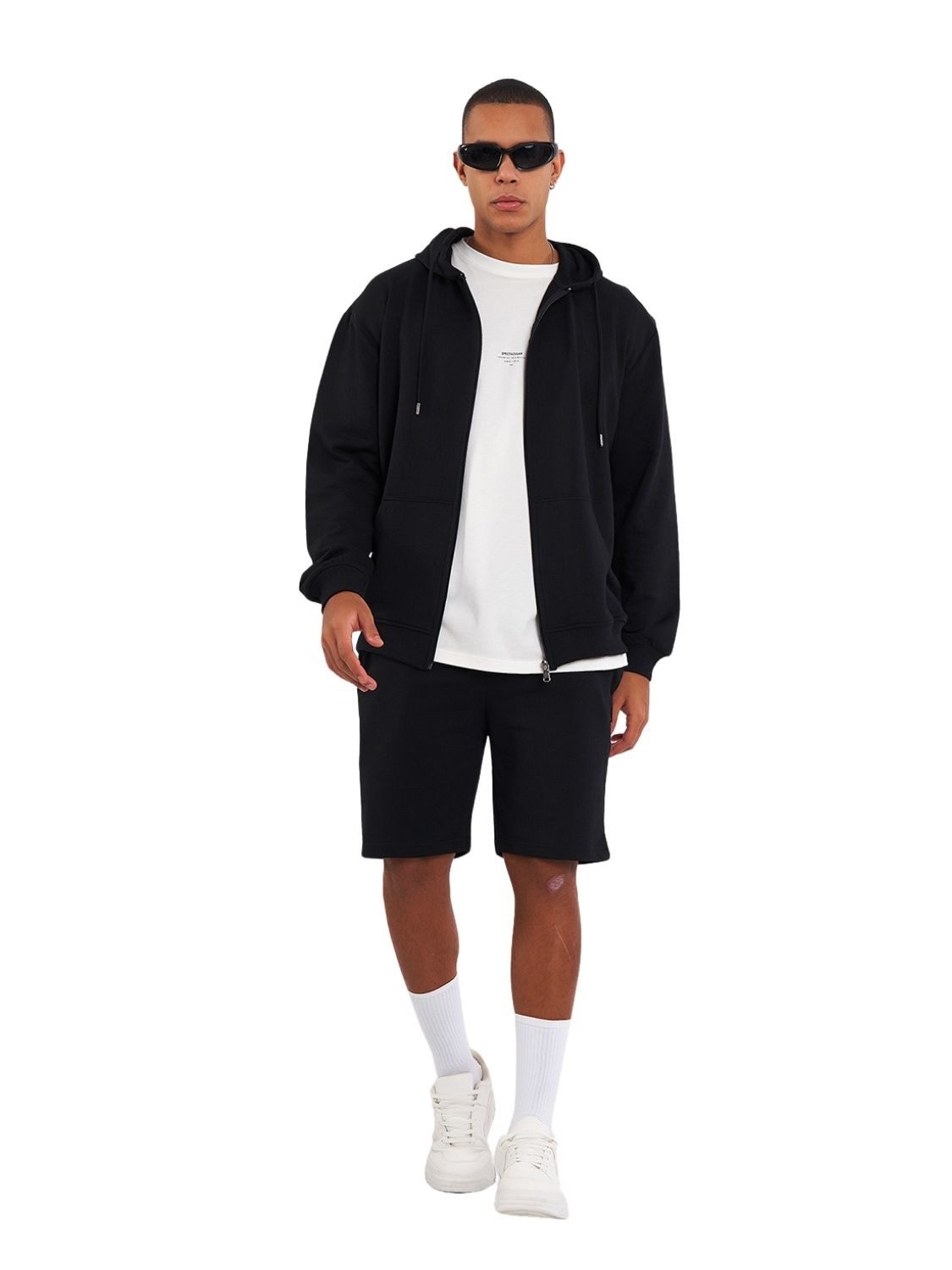COMEOR Kapuzensweatjacke Herren Zip-Hoodie Kapuzenjacke Sweatshirt mit Reißverschluss