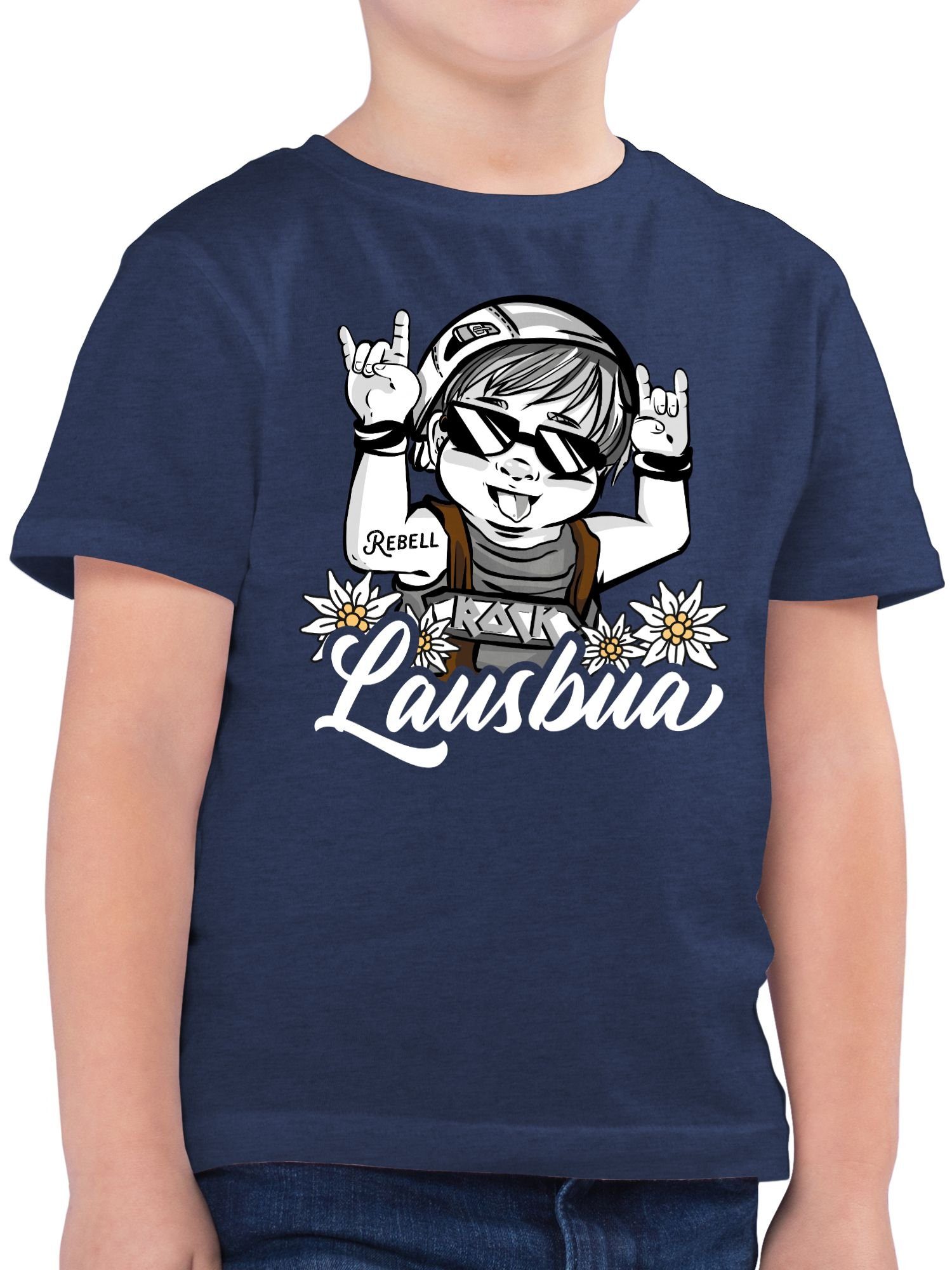 T-Shirt Lausbua - weiß