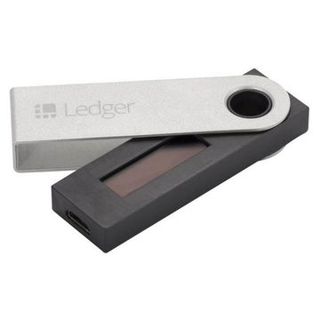 Hoopomania Ledger Nano S - Kryptowährung Hardware Wallet, Matte Black Adapter