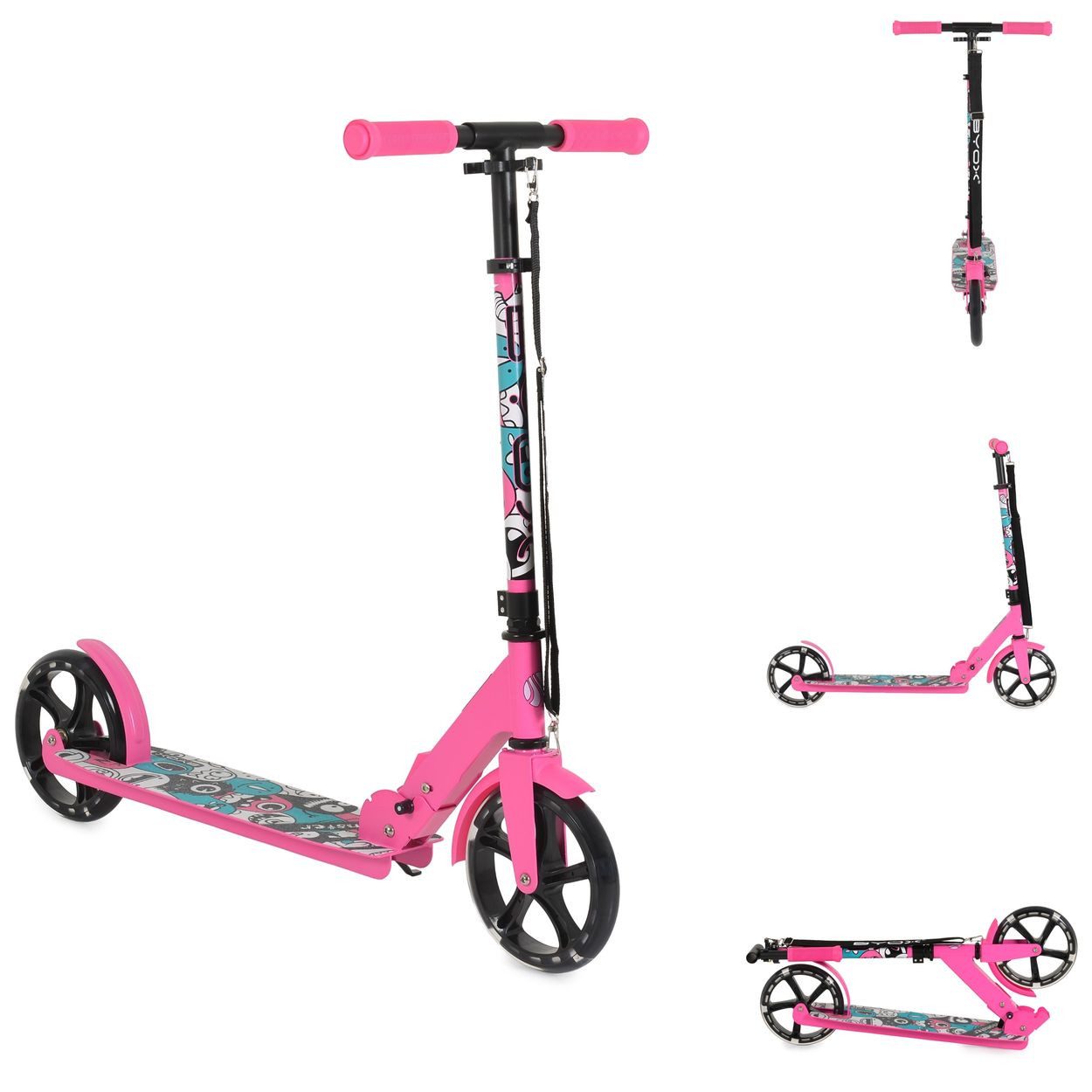 Cityroller Kinderroller Monster klappbar