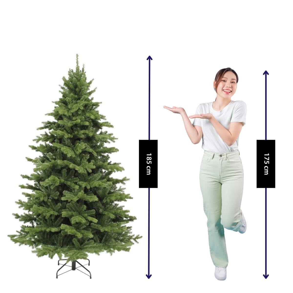 Triumph Tree Künstlicher Weihnachtsbaum Triumph Tree Sherwood Weihnachtsbaum Deluxe gruen TIPS 1575 - h185xd12