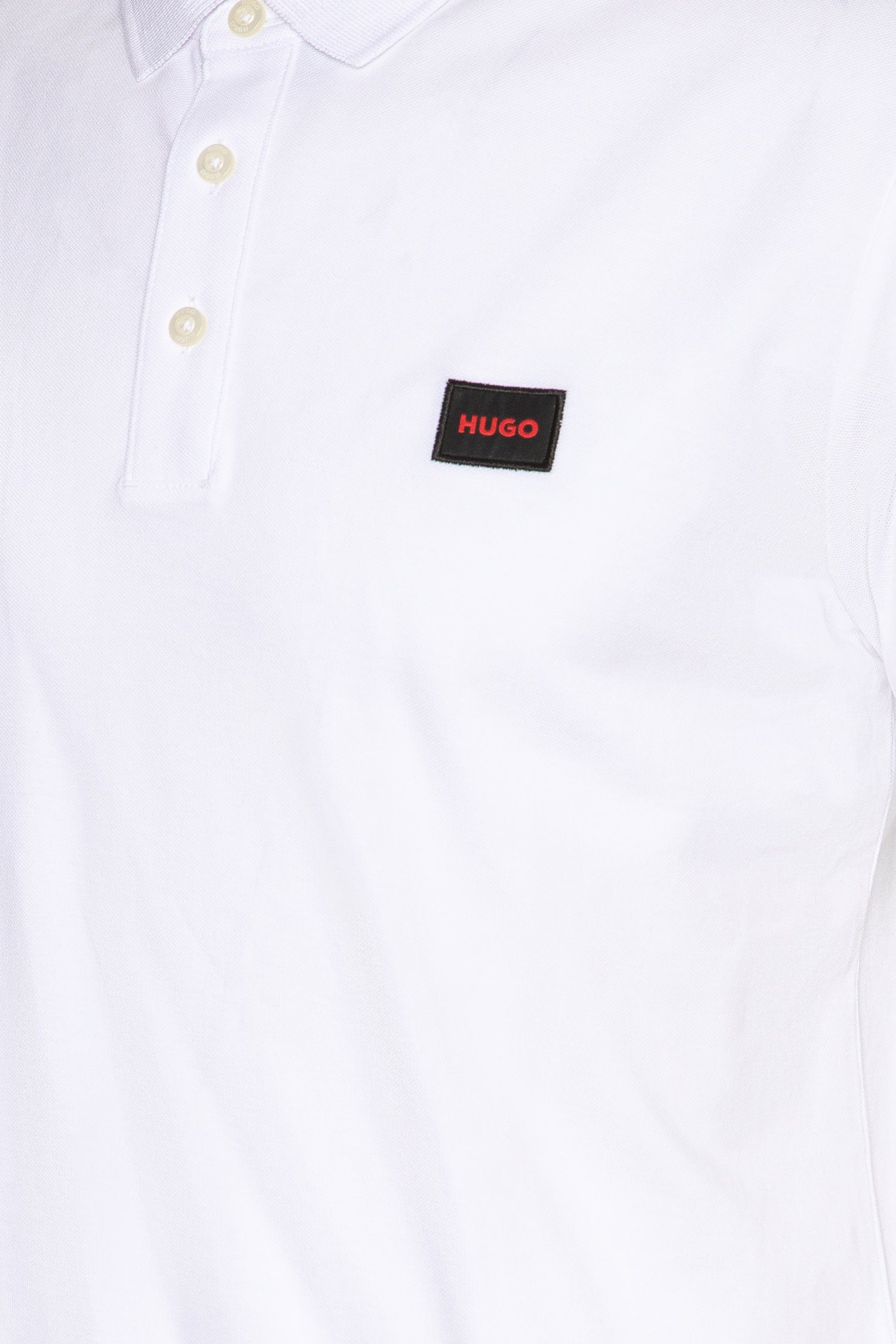HUGO Poloshirt Dereso (1-tlg) Weiß (127)