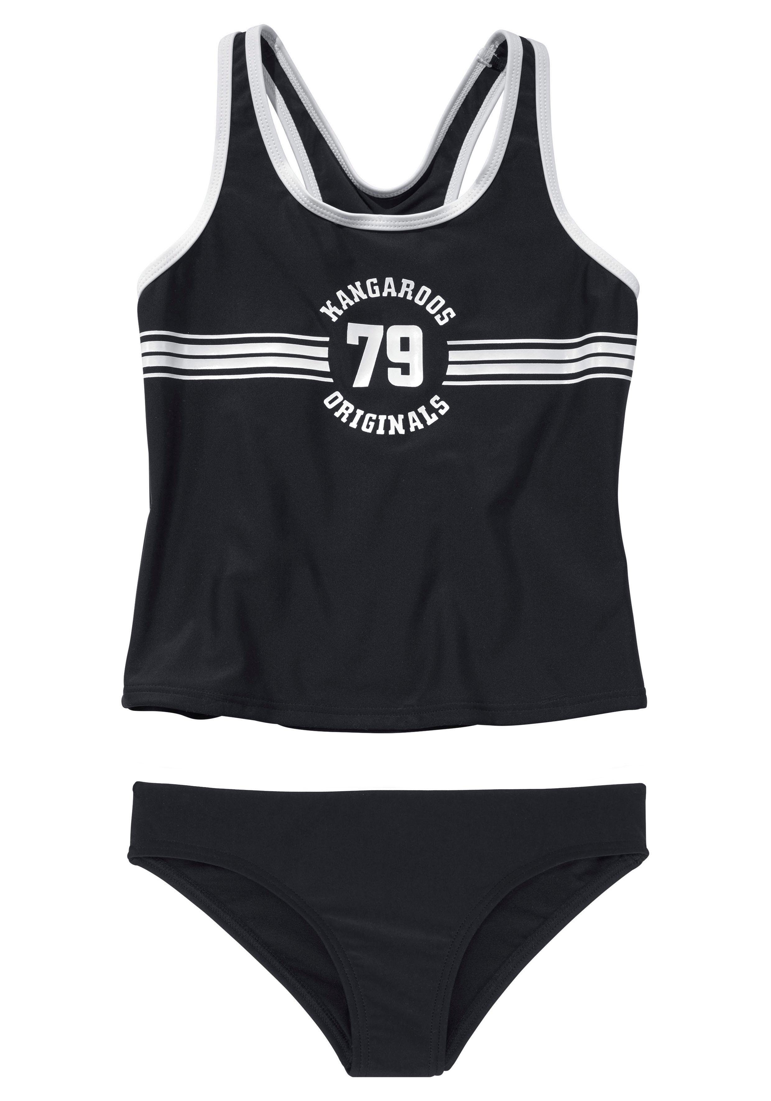 KangaROOS Tankini Sporty mit sportlichem Frontdruck