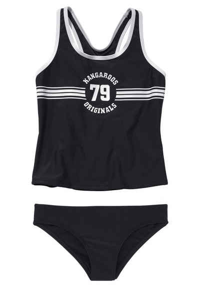 KangaROOS Tankini Sporty mit sportlichem Frontdruck