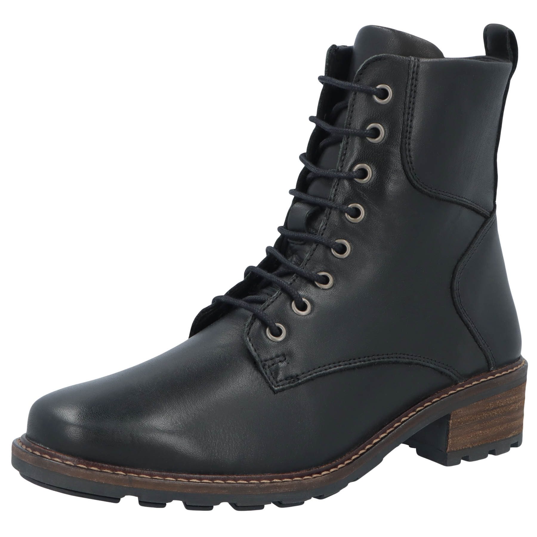 SOLIDUS Solidus Erwachsene Solidus Kinga Stiefel Leder Reißverschlussstiefel