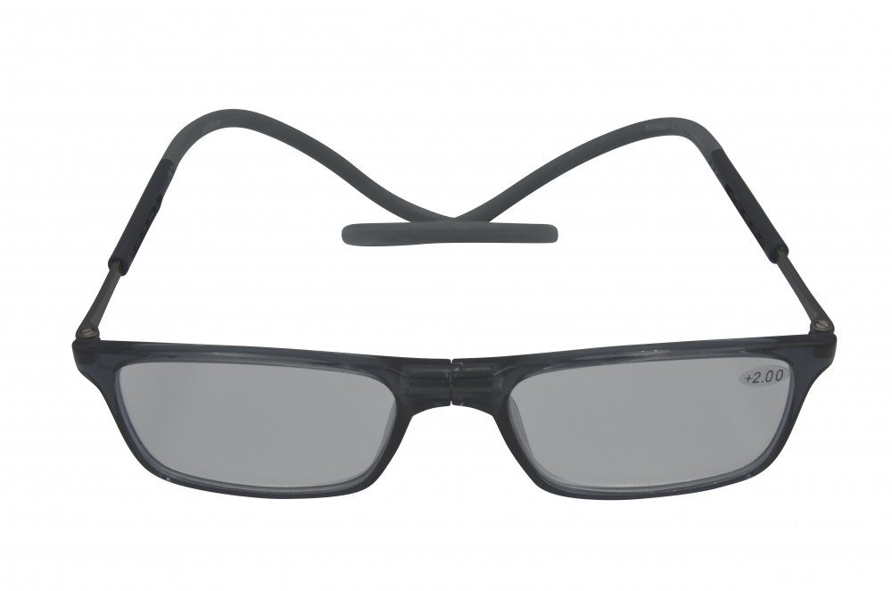 Gamswild Lesebrille GAMSSTYLE +1,0 +1,5 +2,0 +2,5 dpt Magnetlesebrille Unisex Lesehilfe, Lesebrille in braun, grau, blau