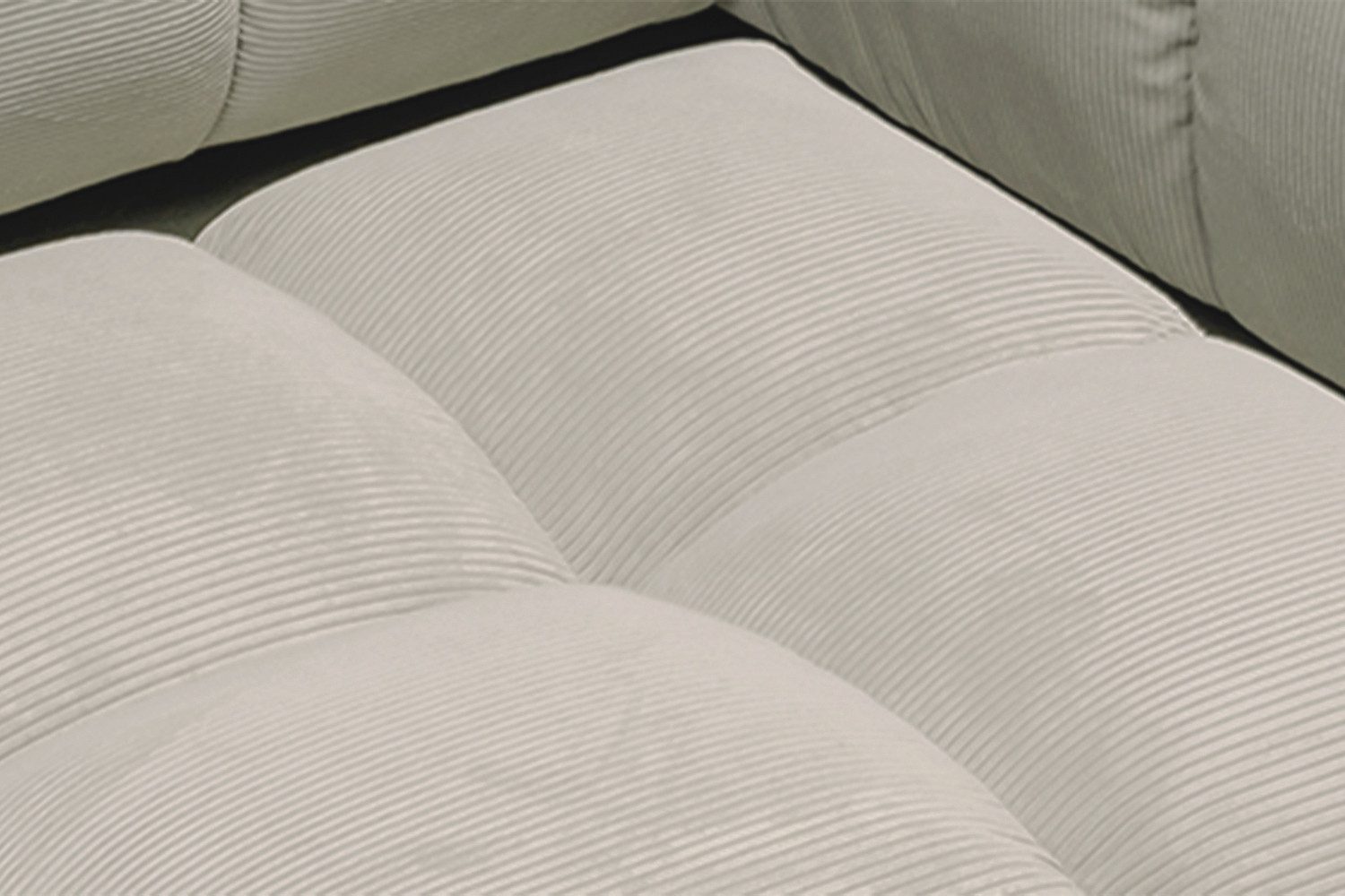 KAWOLA Hocker VIVIEN Luxuriöse Hockerbank - Bequem & Modern - Feincord, Eleganter Polsterhocker, Wohnzimmer, Rechteckig, 108x73 cm, Cord