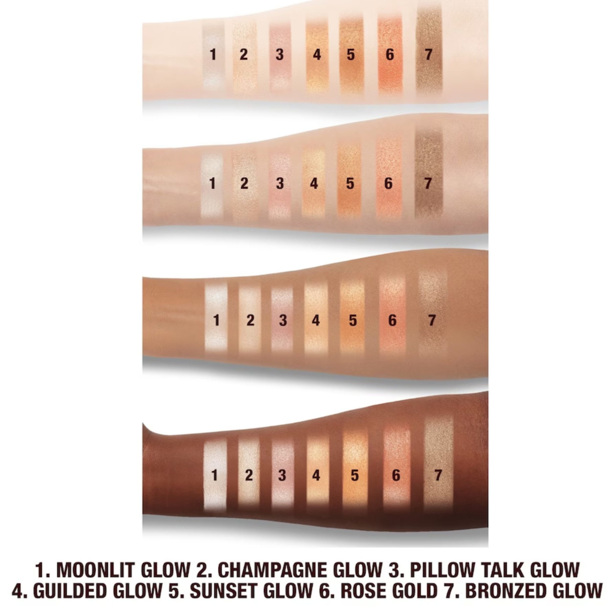 CHARLOTTE TILBURY Highlighter Glow Glide Face Architect Highlighter 7g, Glow-Highlighter mit Soft-Focus-Effekt & multidimensionalem Schimmer