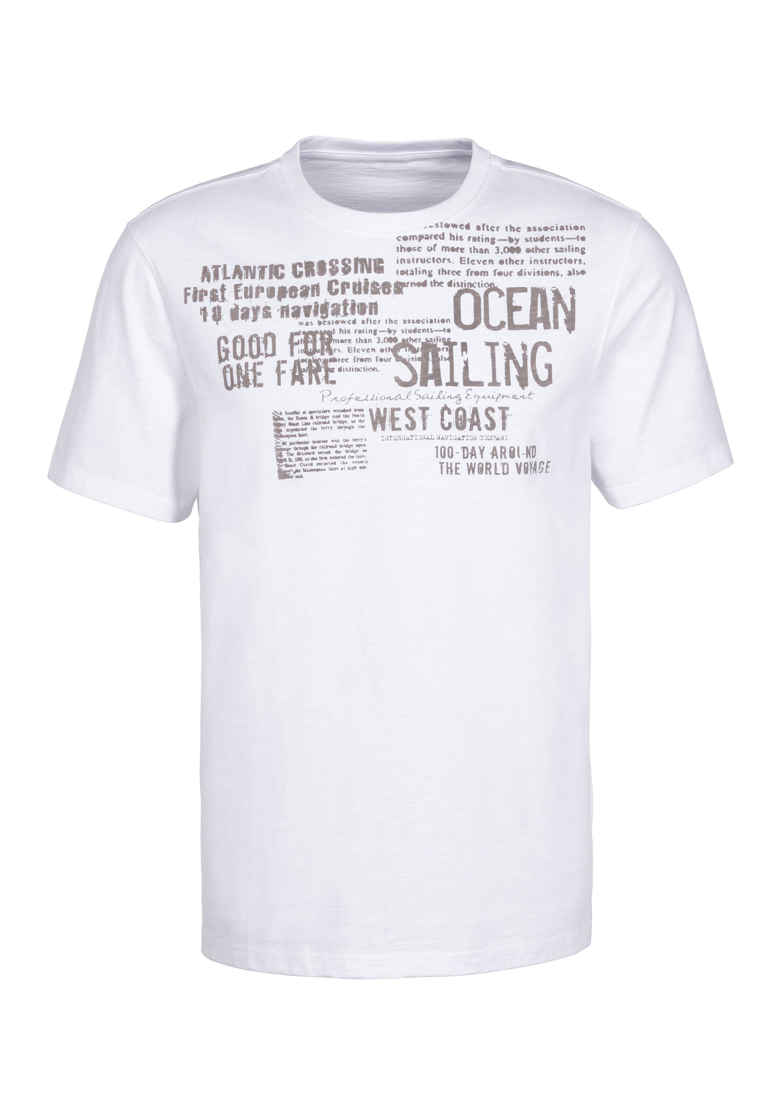 John Devin T-Shirt mit Print Regular-Fit, günstig online kaufen