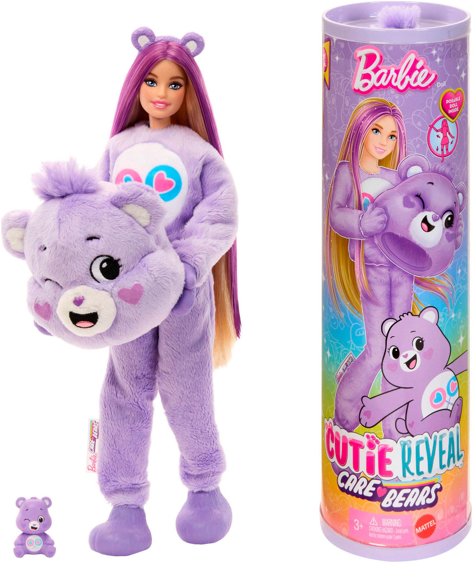 Barbie Anziehpuppe Cutie Reveal, Glücksbärchis Teile-gern-Bärchi, günstig online kaufen
