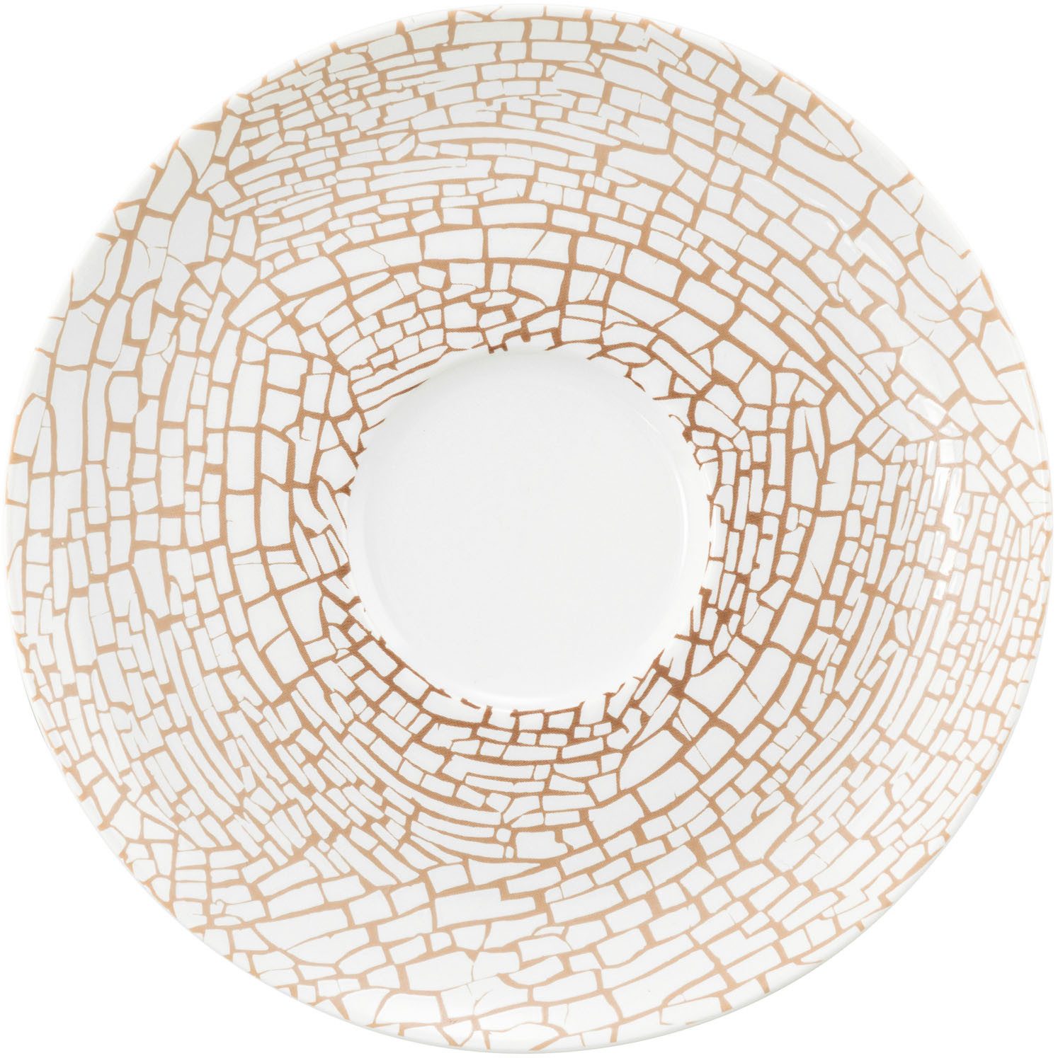 Seltmann Weiden Untertasse Liberty Krakelee, (1 St), Untere zu Tasse, Untersatz