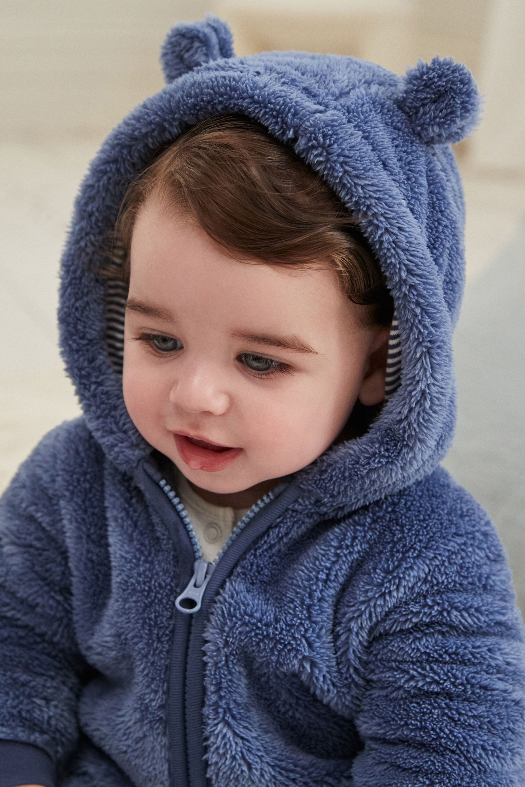 Next Fleeceoverall Weicher Baby Fleece-Einteiler (1-tlg)