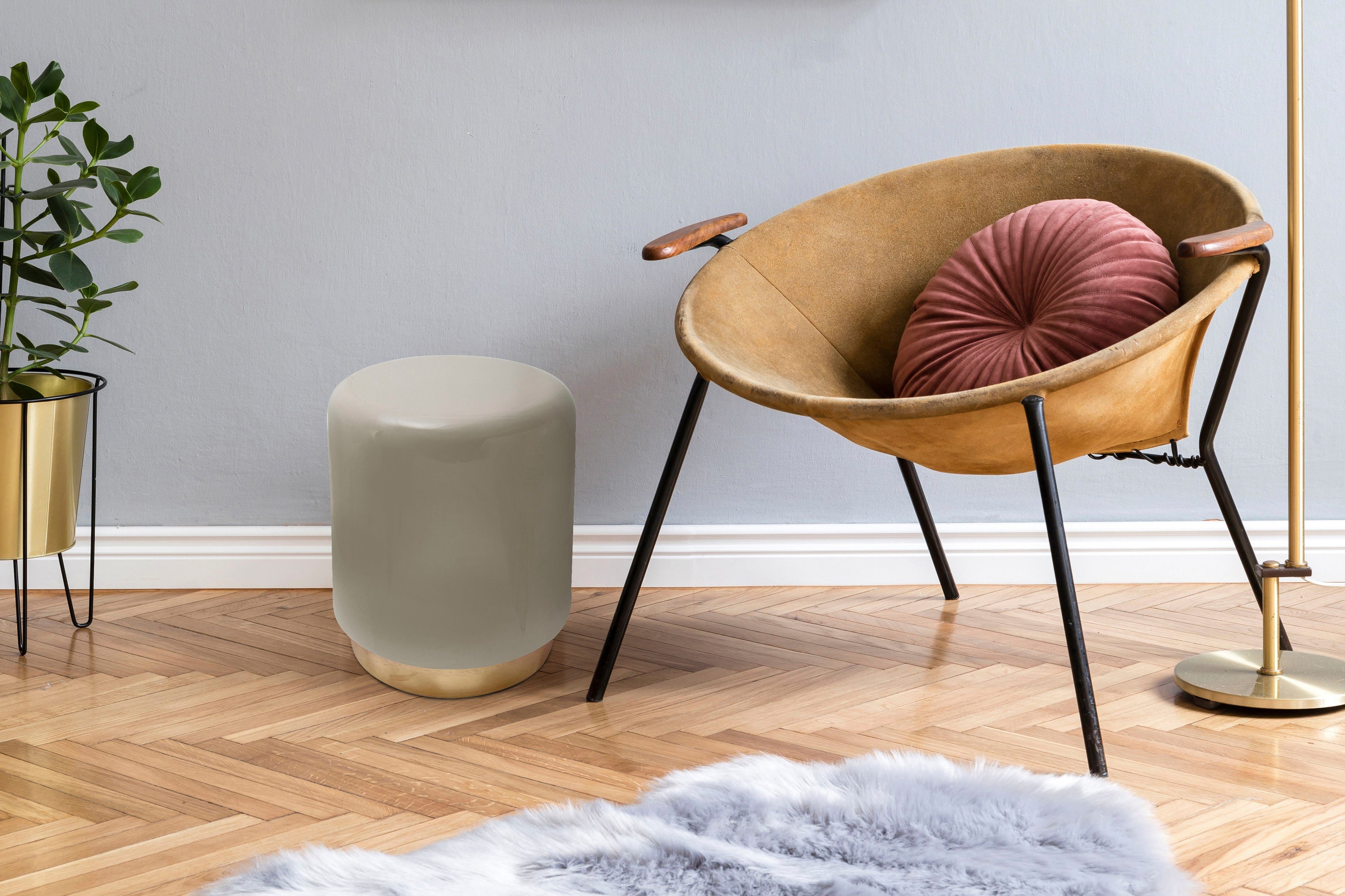 Kayoom Beistelltisch Art Deco 375, Abstelltisch aus Metall,funktional und stabil (1-St), Dekorativ, glanzvolle Lackierung, stilvolles Design