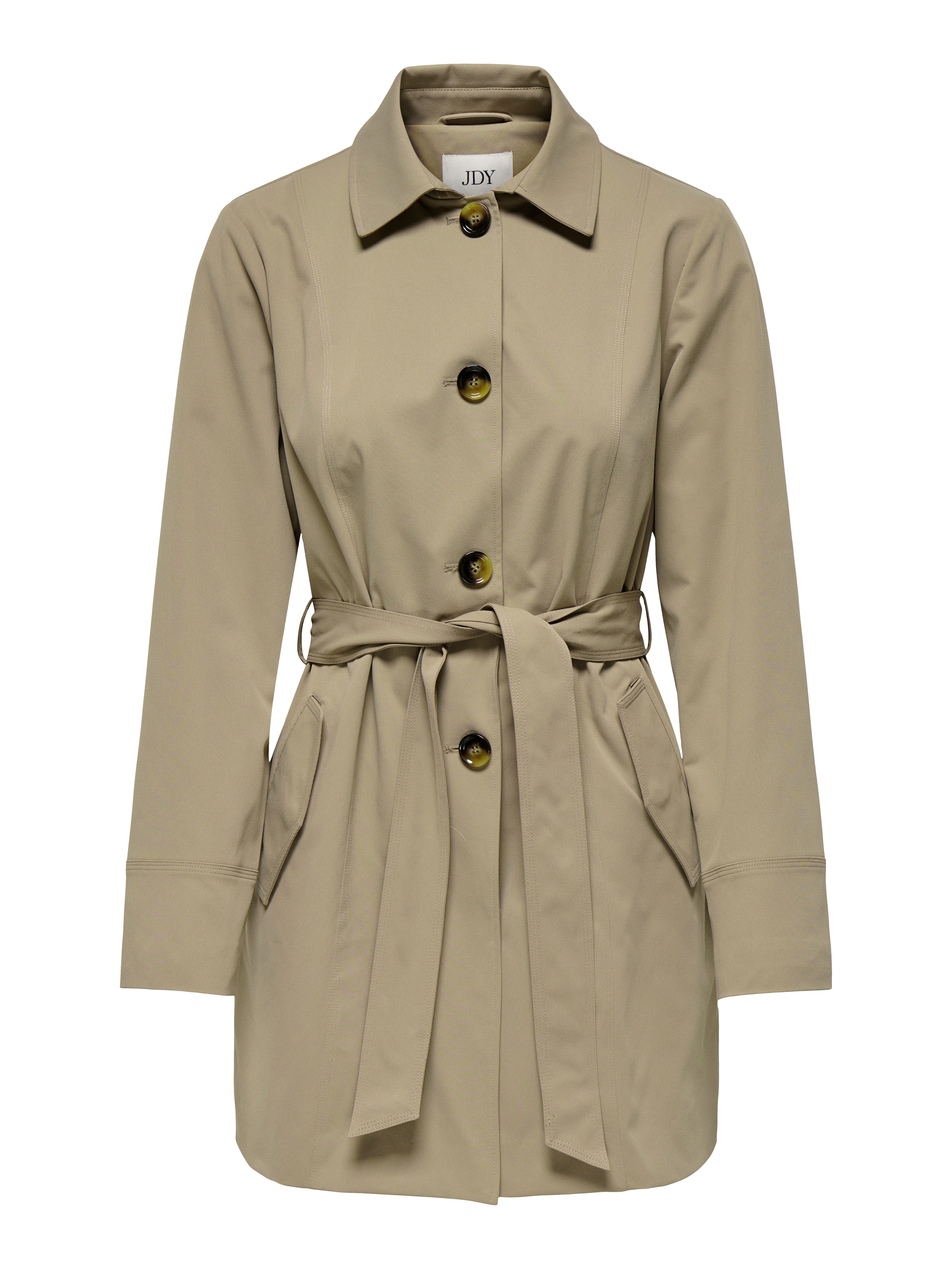 JDY Trenchcoat JDYISADORA TRENCHCOAT OTW HAB NOOS mit Bindegürtel in der Taille