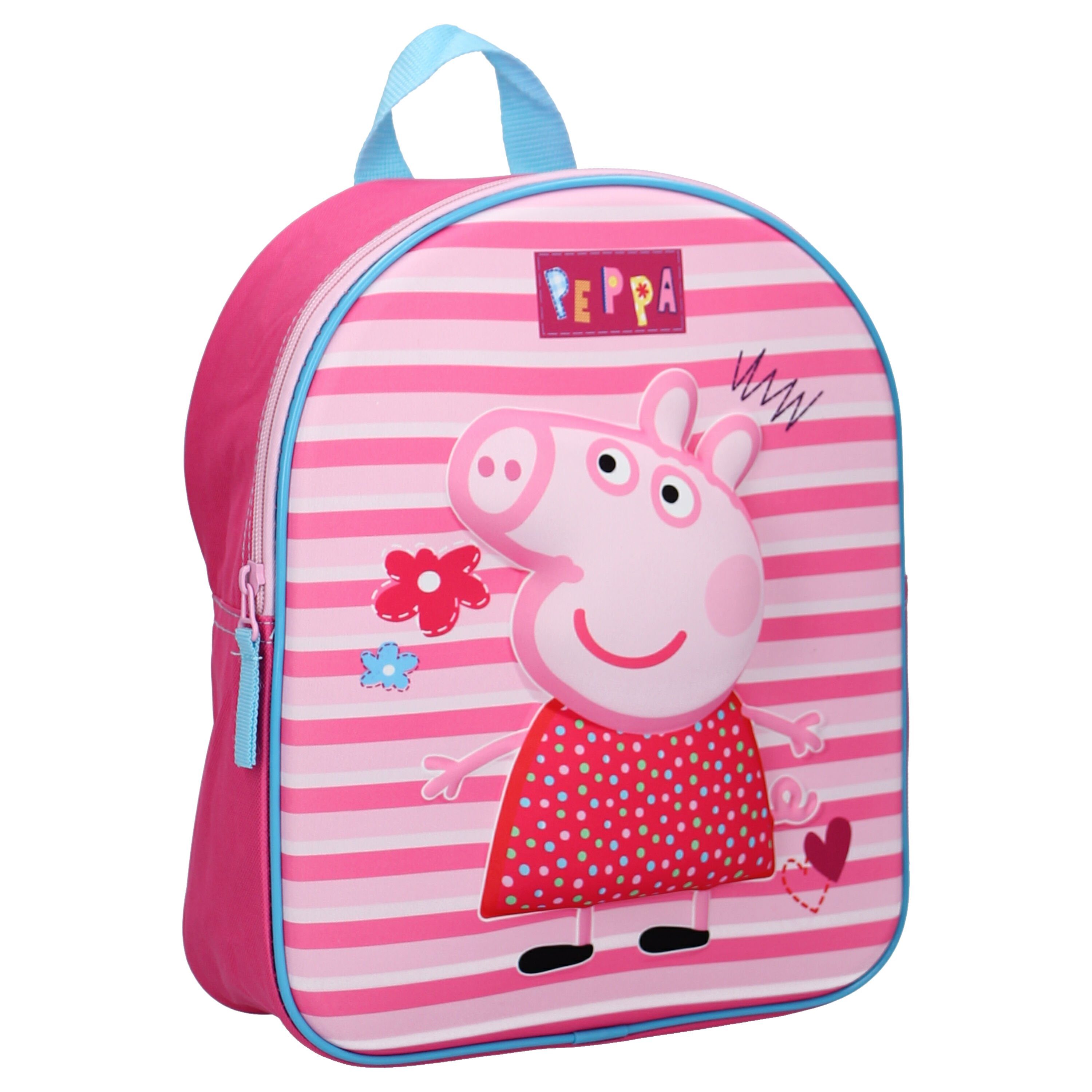 Rosa Things (2) Liter Kinderrucksack 9 Pig Pretty 3D Vadobag Little Peppa 3D,