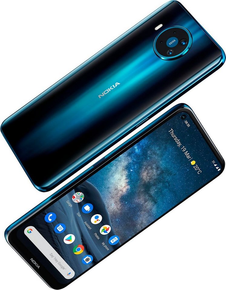 Nokia Nokia 8.3 5G Smartphone (17,3 cm/6,81 Zoll, 128 GB Speicherplatz, 64 MP  Kamera), Android, 128GB int. Speicher, erweiterbar mit microSD-Karte auf  512GB
