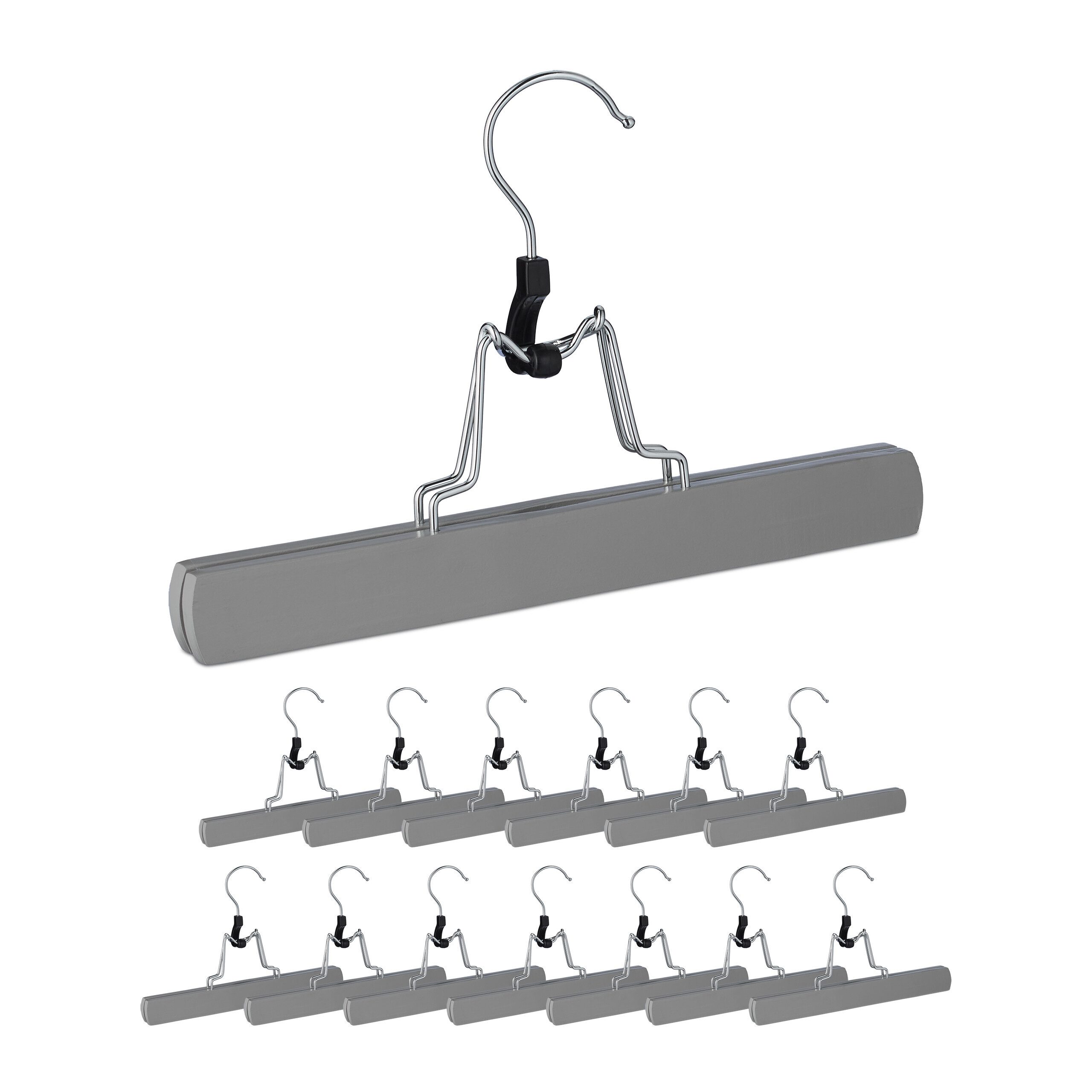 relaxdays Kleiderbügel Hosenspanner 14er Set, (14, günstig online kaufen