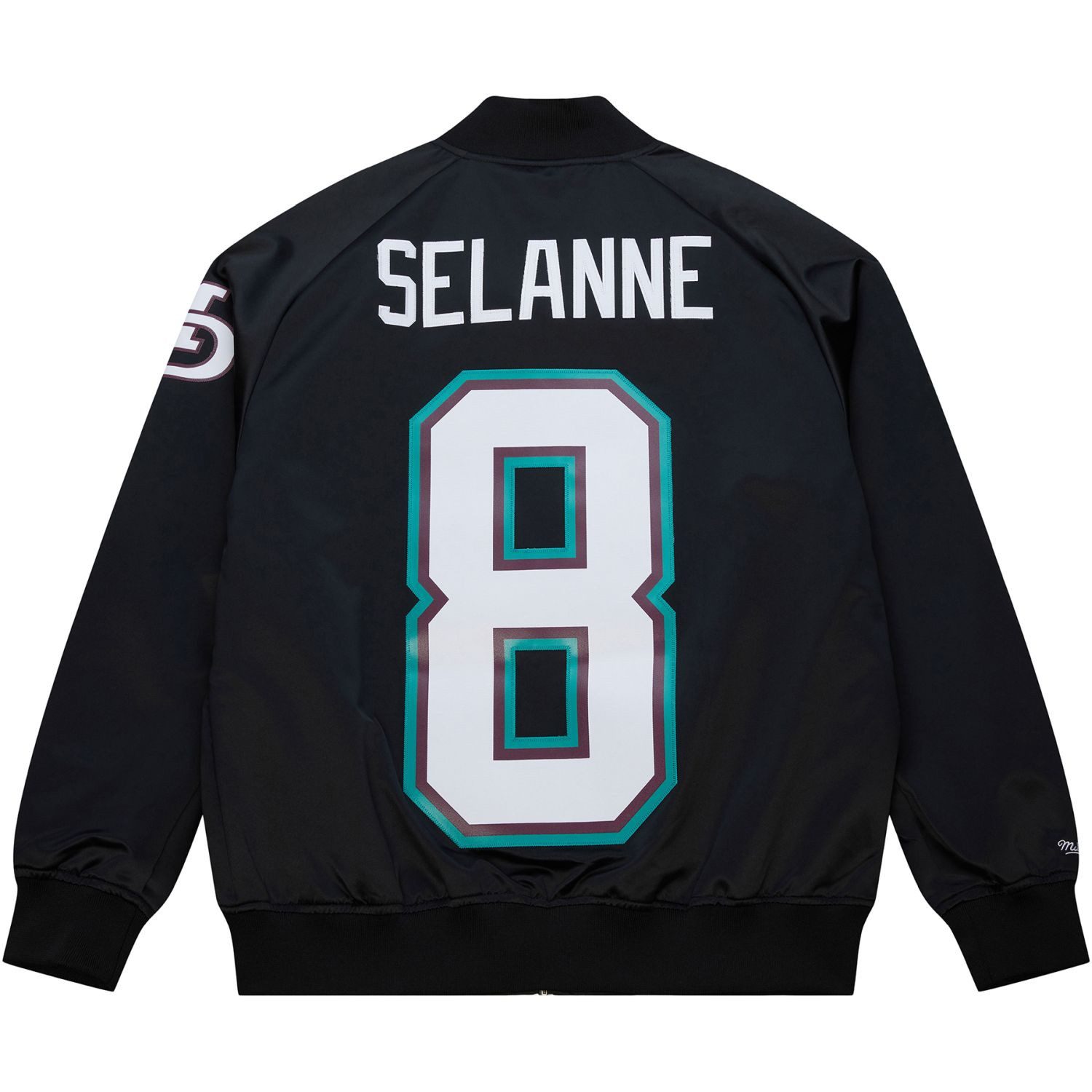 Mitchell & Ness Bomberjacke Satin Anaheim Ducks Teemu Selänne günstig online kaufen