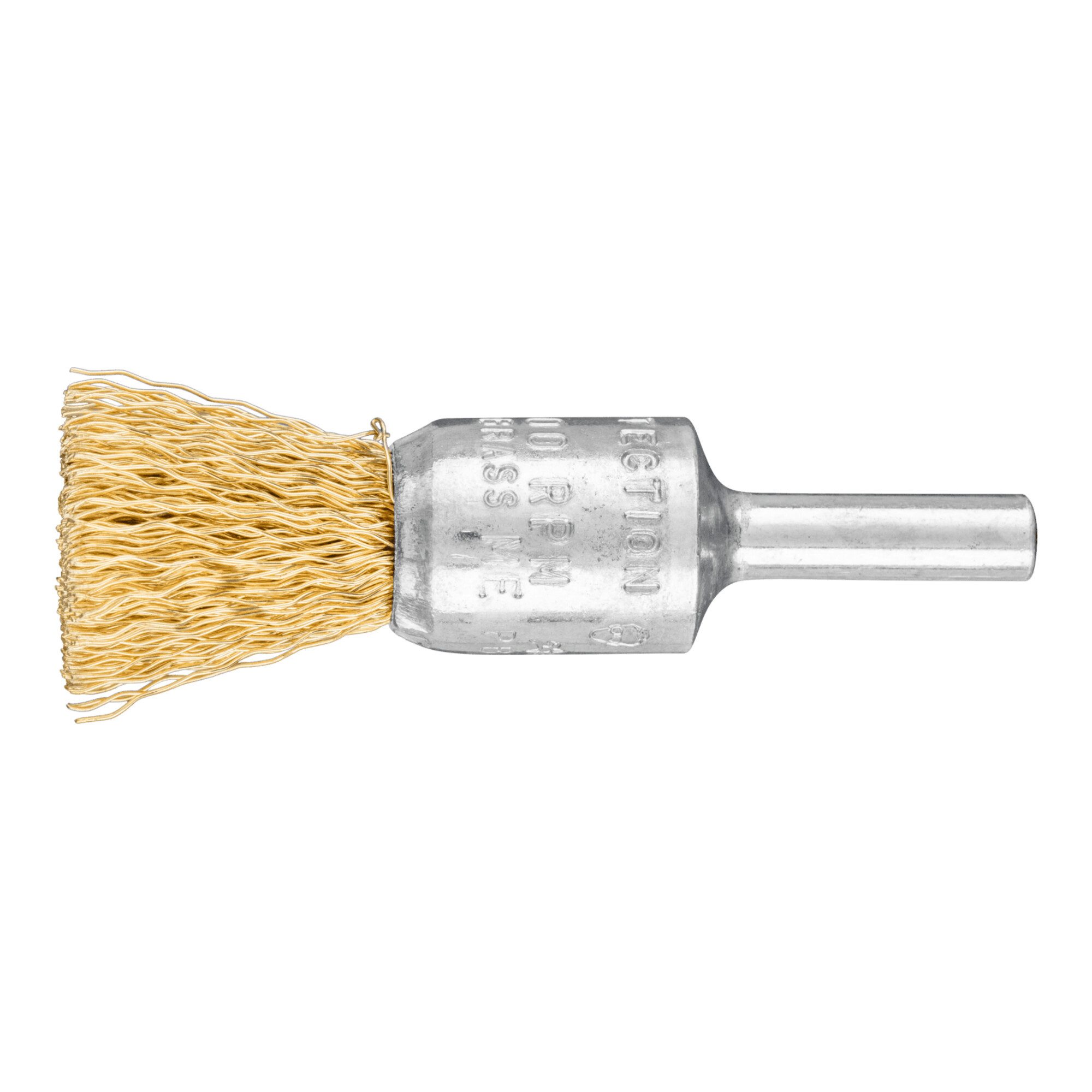 Pferd Rundbürste PFERD TOOLS Pinselbürste ungezopft PBU Ø15 mm Schaft-Ø6 mm Messing-Dra