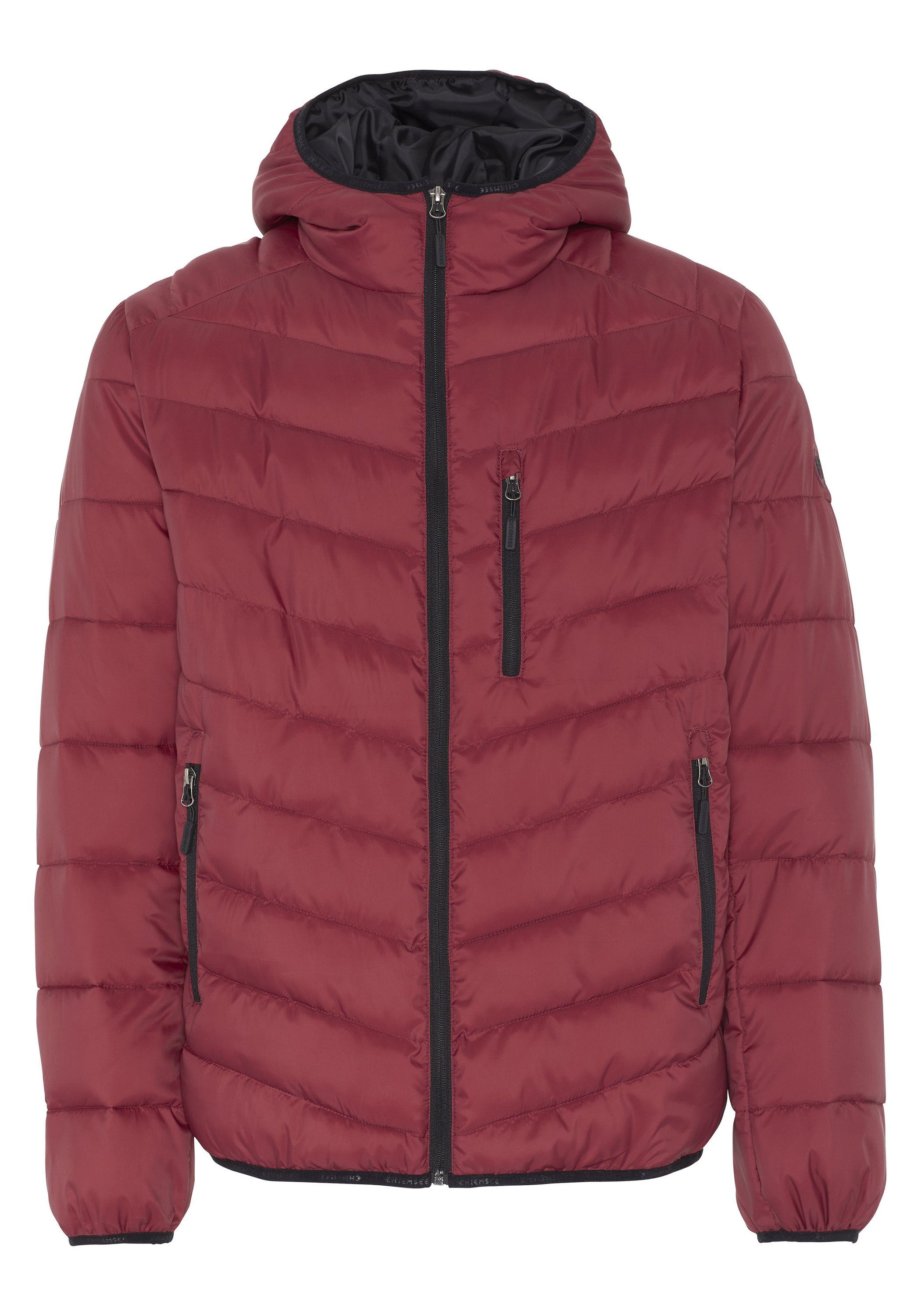 1 leicht Steppjacke mit glänzender Optik Red/Black Chiemsee Outdoorjacke Dark