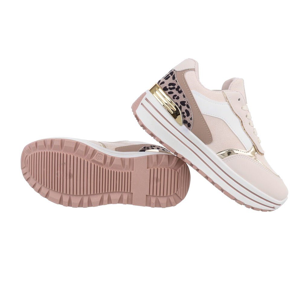 Ital-Design Damen Low-Top Freizeit Sneaker Keilabsatz/Wedge günstig online kaufen