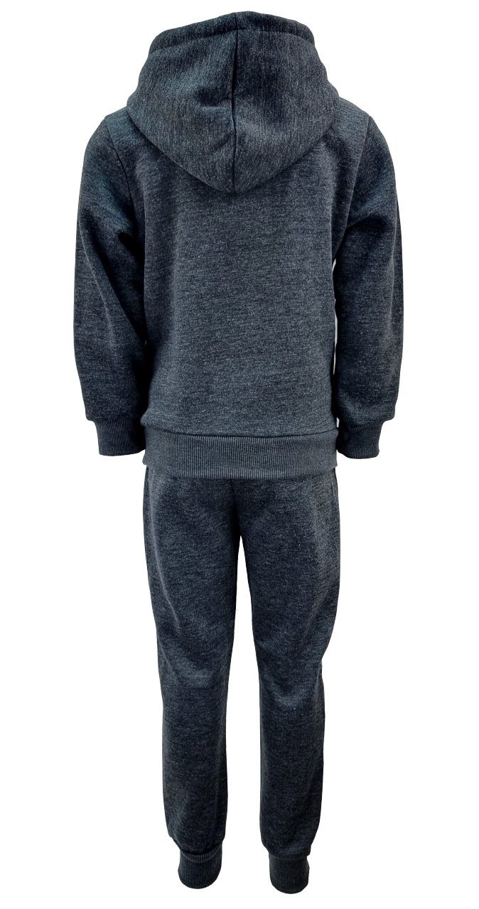 Fashion Boy Sweatanzug Jogginganzug Dunkelgrau den Sweatanzug warm für JF3380 Freizeitanzug Winter