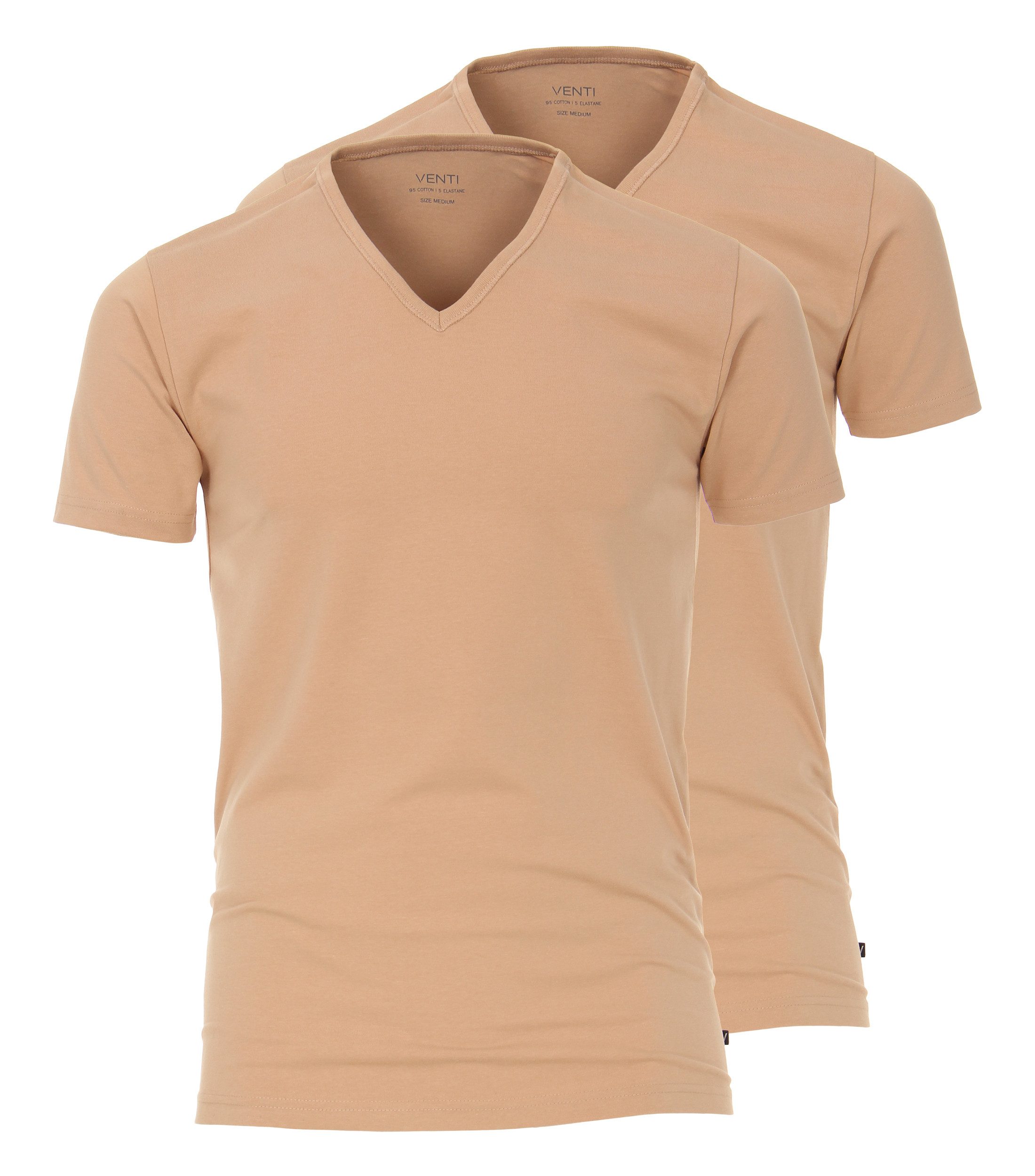 VENTI T-Shirt VENTI T-Shirt Doppelpack uni