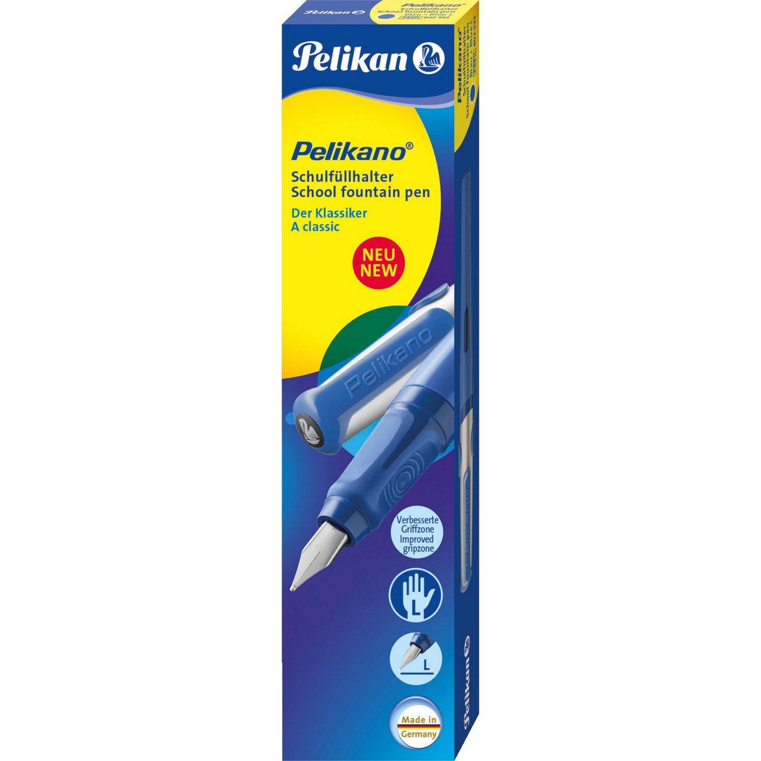 für Pelikan P481L, Pelikan Füllhalter blau, Kugelschreiber Links Pelikano