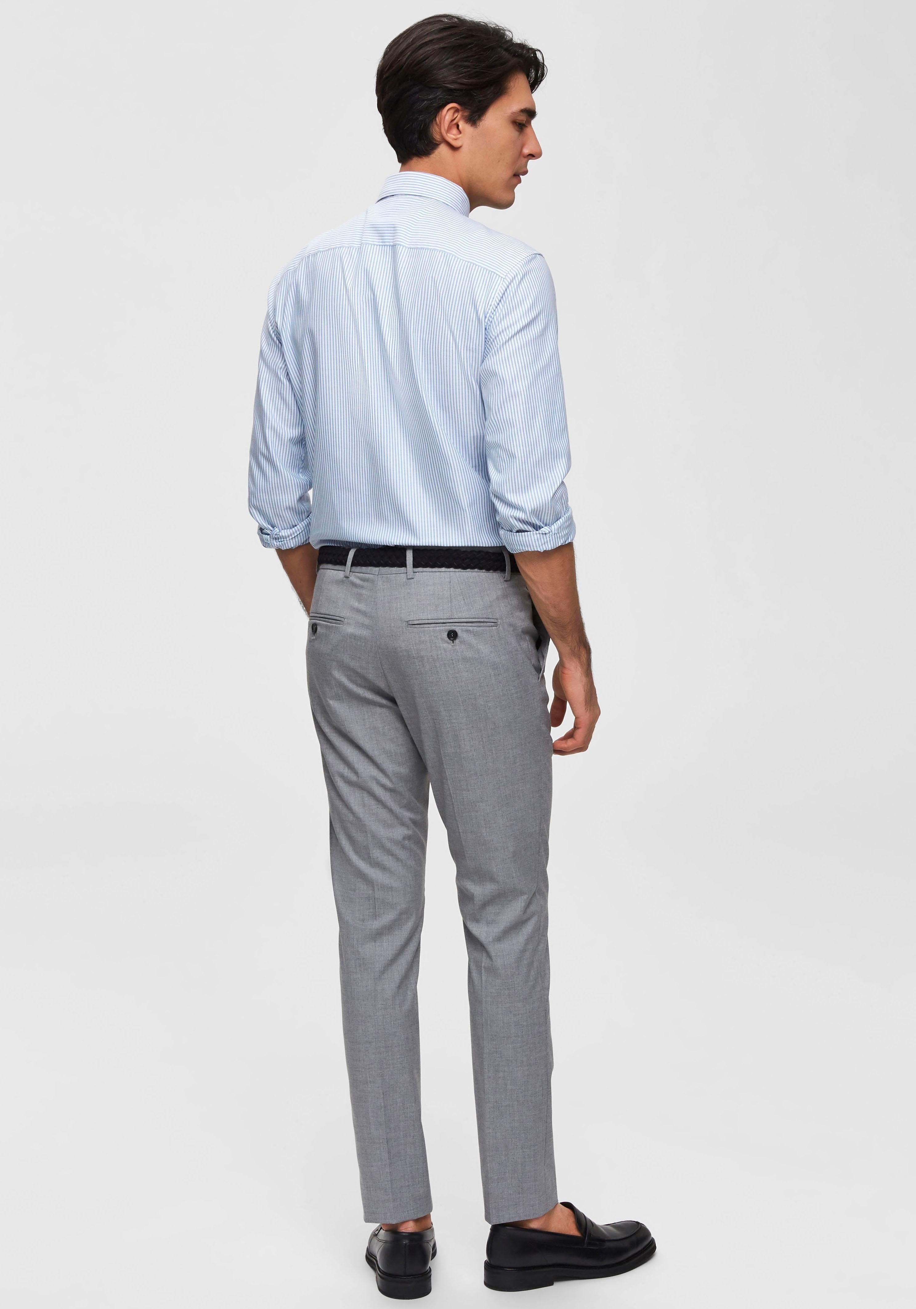 SELECTED HOMME Langarmhemd SLHSLIMNEW-MARK SHIRT LS günstig online kaufen