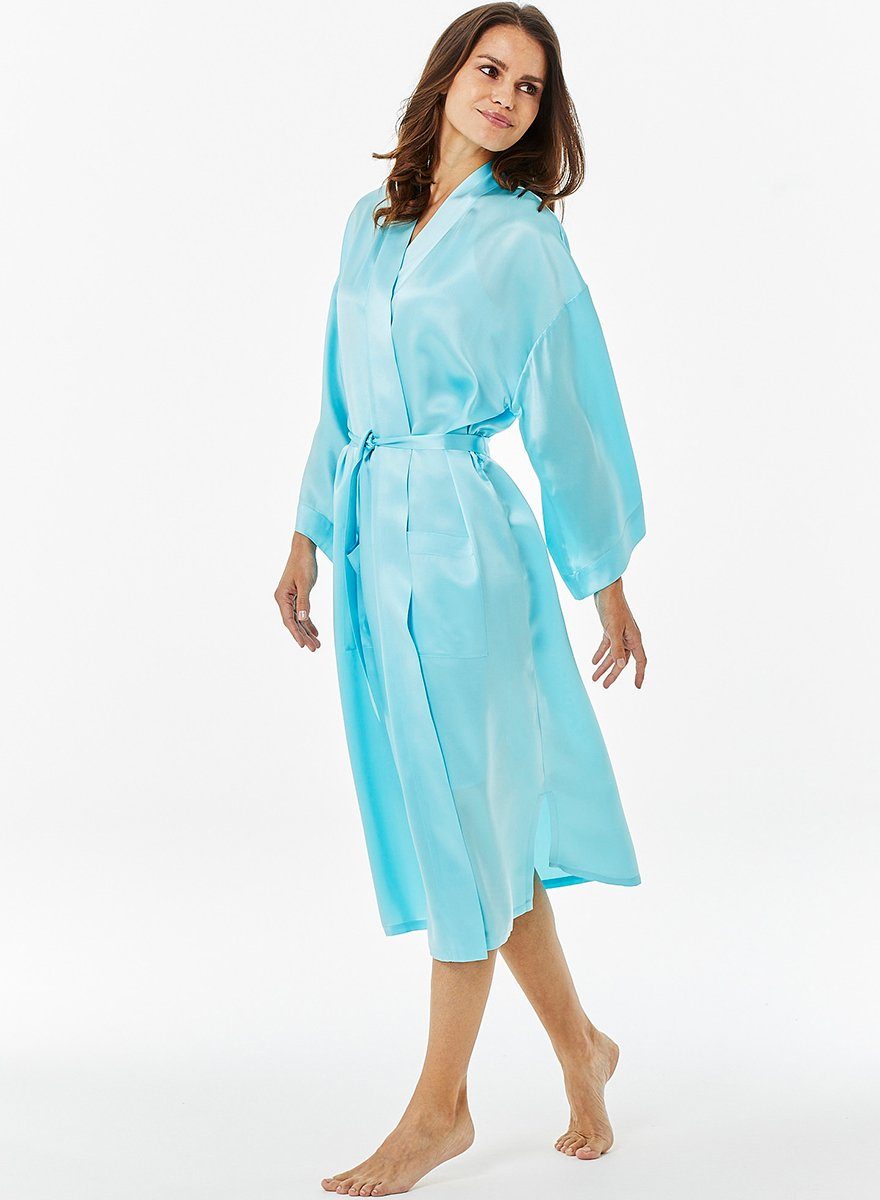 Jadee Kimono Night Glow, Seide, Kimono-Kragen, günstig online kaufen