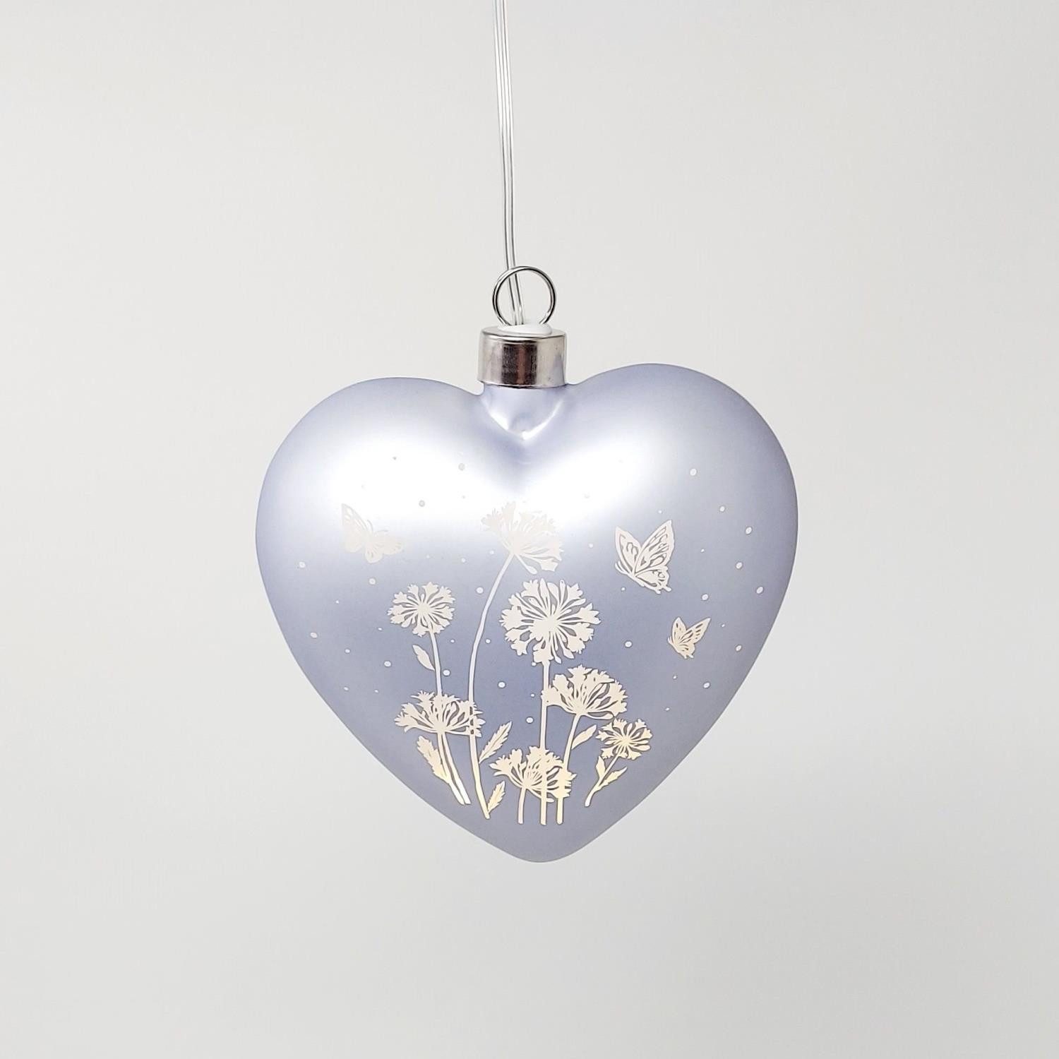 formano Hängedekoration Blumenwiese, Mit Timerfunktion, Lila, Motiv: Blumenwiese