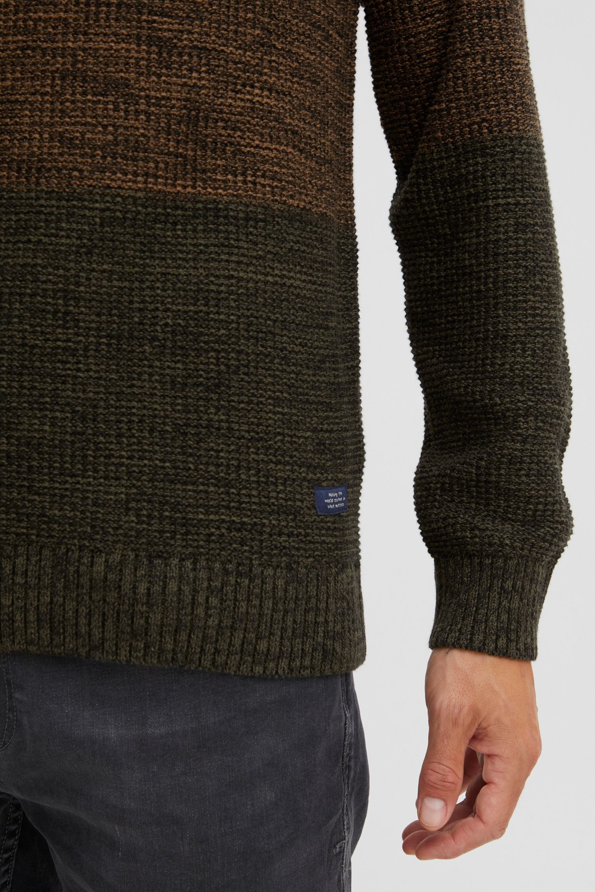 Blend Rollkragenpullover BHPullover Grobstrick Pullover mit Rollkragen