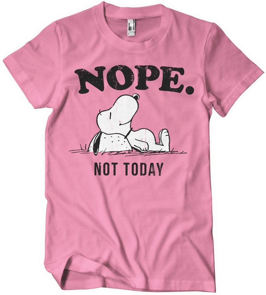 PEANUTS Worldwide LLC T-Shirt Nope Not Today T-Shirt