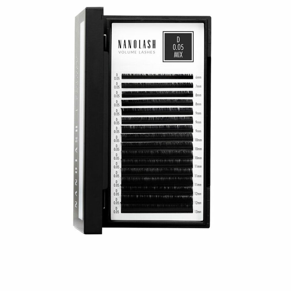 Nanolash Einzelwimpern VOLUME LASHES falsche Wimpern 0,05 D #6-13 mm 1 u