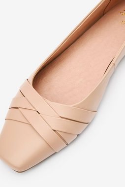 Next Forever Comfort® Eckige Ballerinas aus Leder Ballerina (1-tlg)