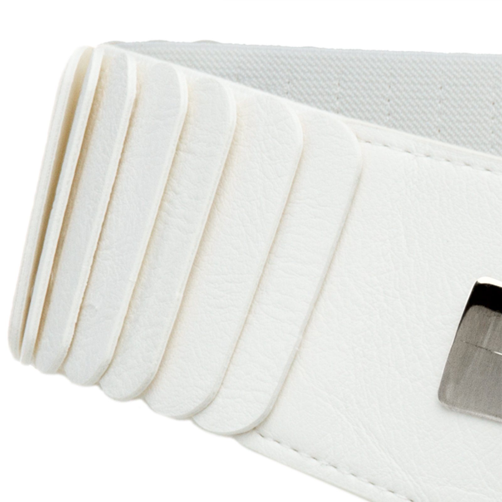 Caspar Taillengürtel GU300 Damen elastischer breiter Stretch Gürtel günstig online kaufen