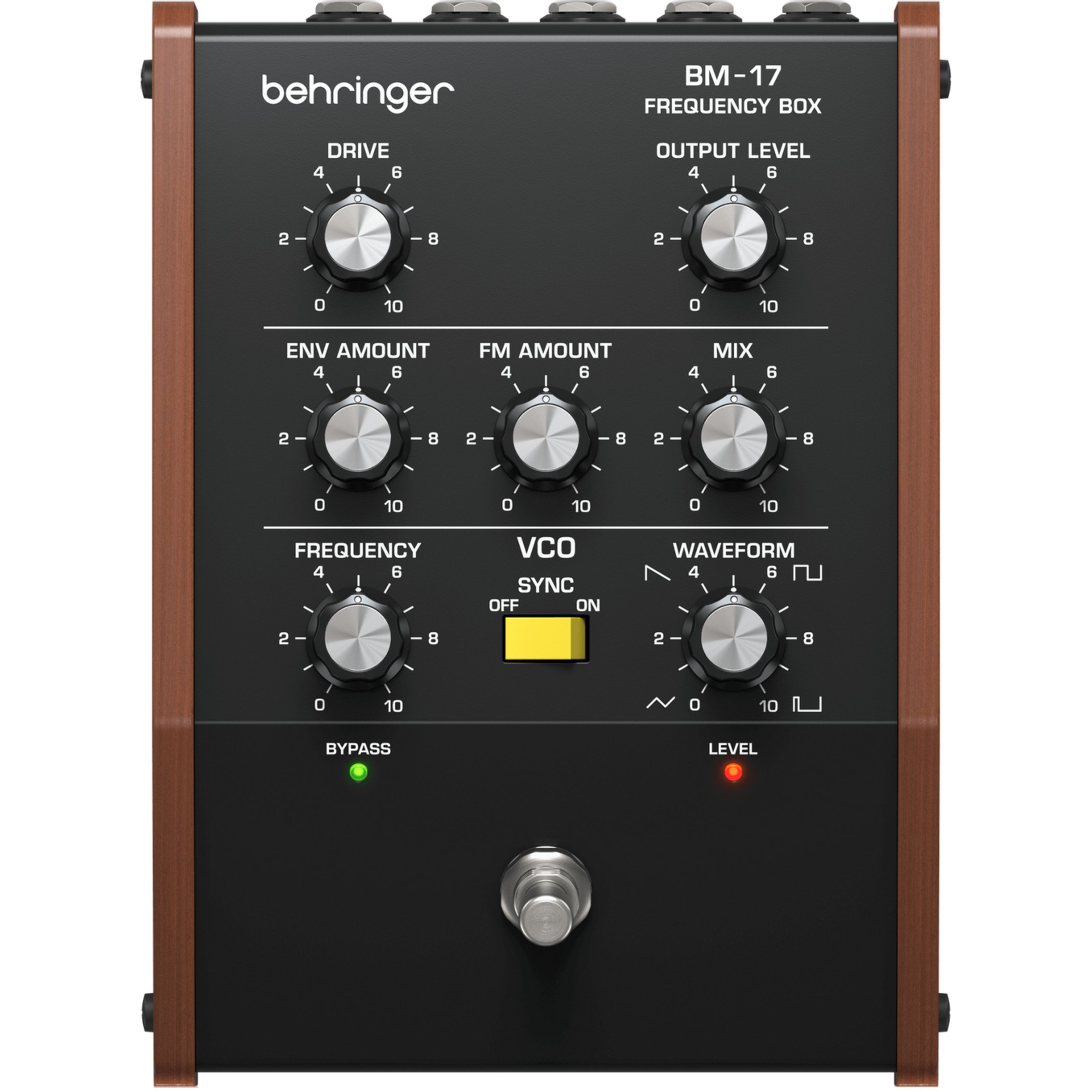 Behringer Musikinstrumentenpedal, (Effektgeräte für Tasteninstrumente, Analog-Effekte), BM-17 Frequency Box - Analog Effekt für Tasteninstrumente
