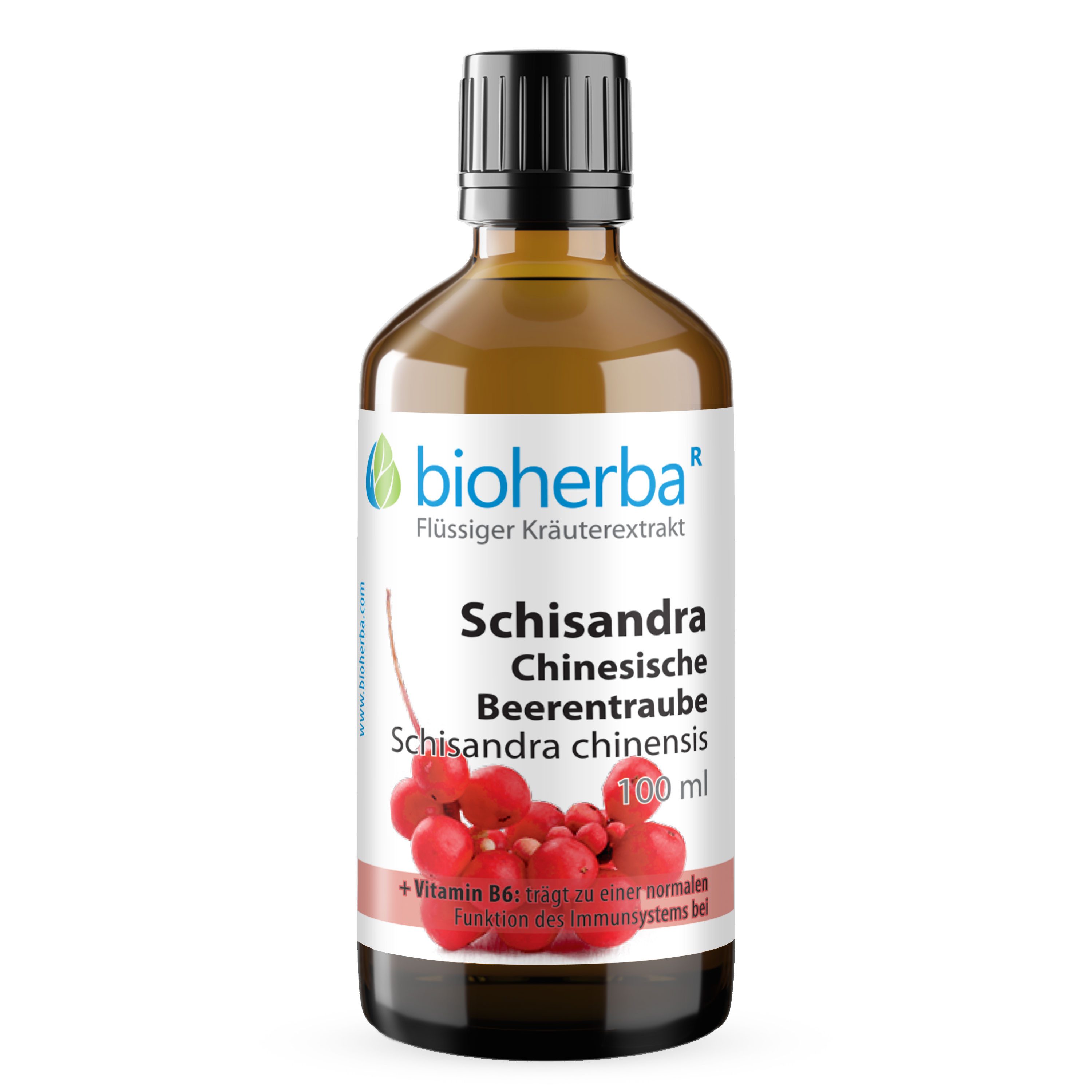 BIOHERBA R Bioherba Schisandra Chinesische Beerentraube 100 ml Glasflasche, 1 er