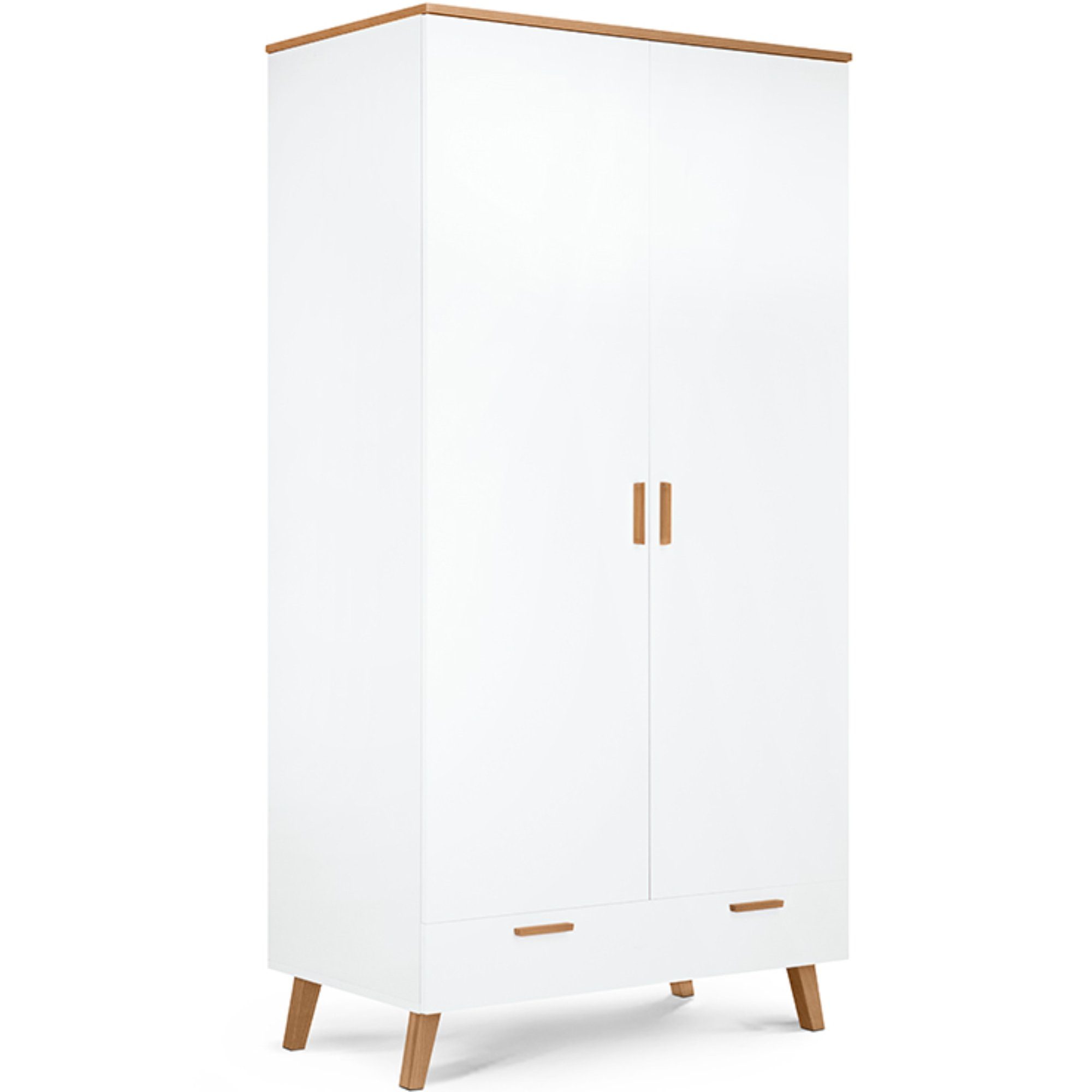 KONSIMO® Drehtürenschrank FRISK Garderobenschränke Drehtürenschränke Skandi günstig online kaufen