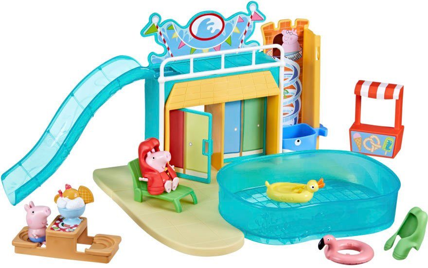 Pig, Spielwelt Hasbro Peppa mit Schwimmbad-Spaß Peppa