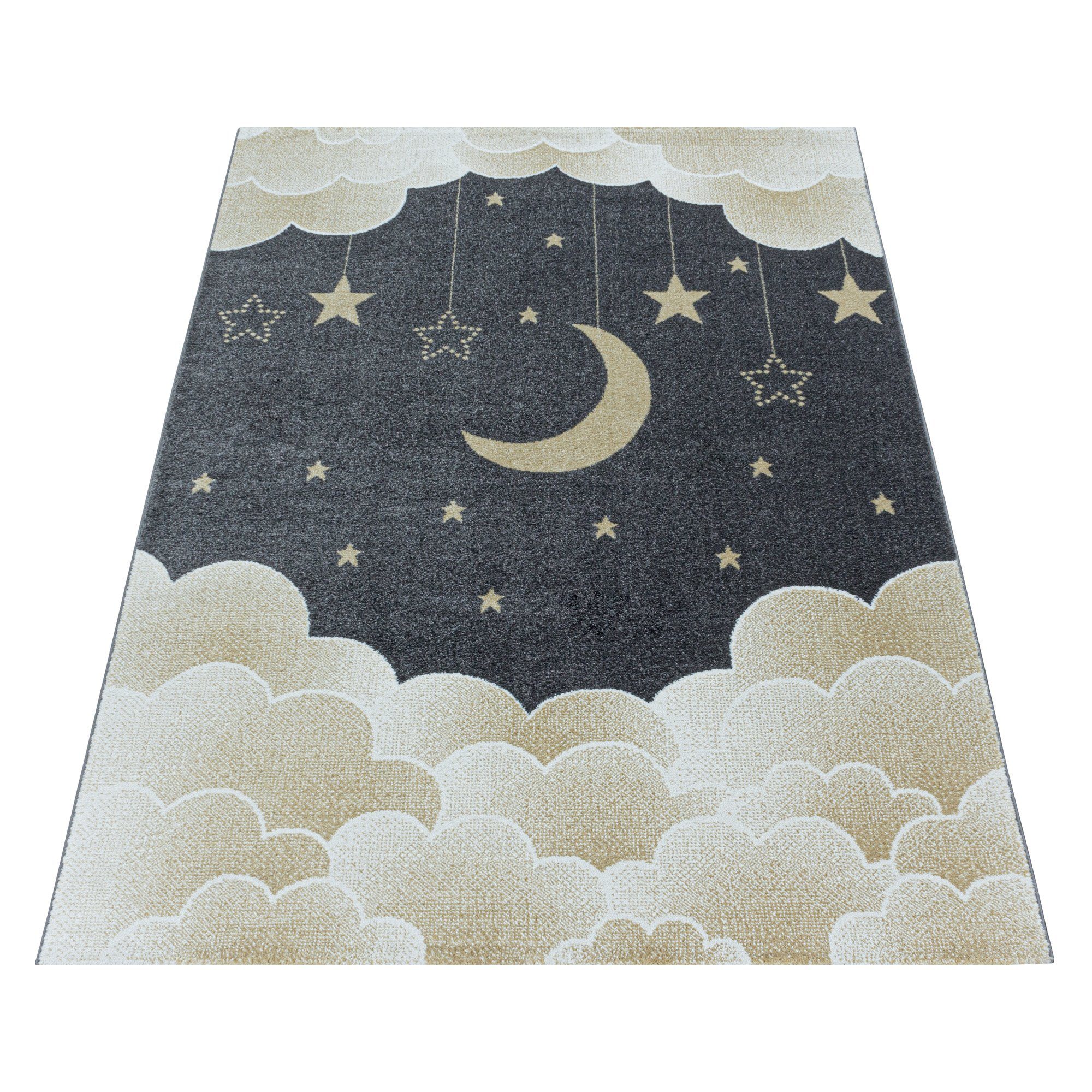 SIMPEX24 Teppich Mond und Sterne Design, günstig online kaufen