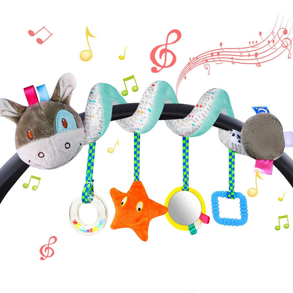 CLTYQ Greifspielzeug Activity-Spirale Spielzeug,Baby Kinderwagen Spielzeug, günstig online kaufen