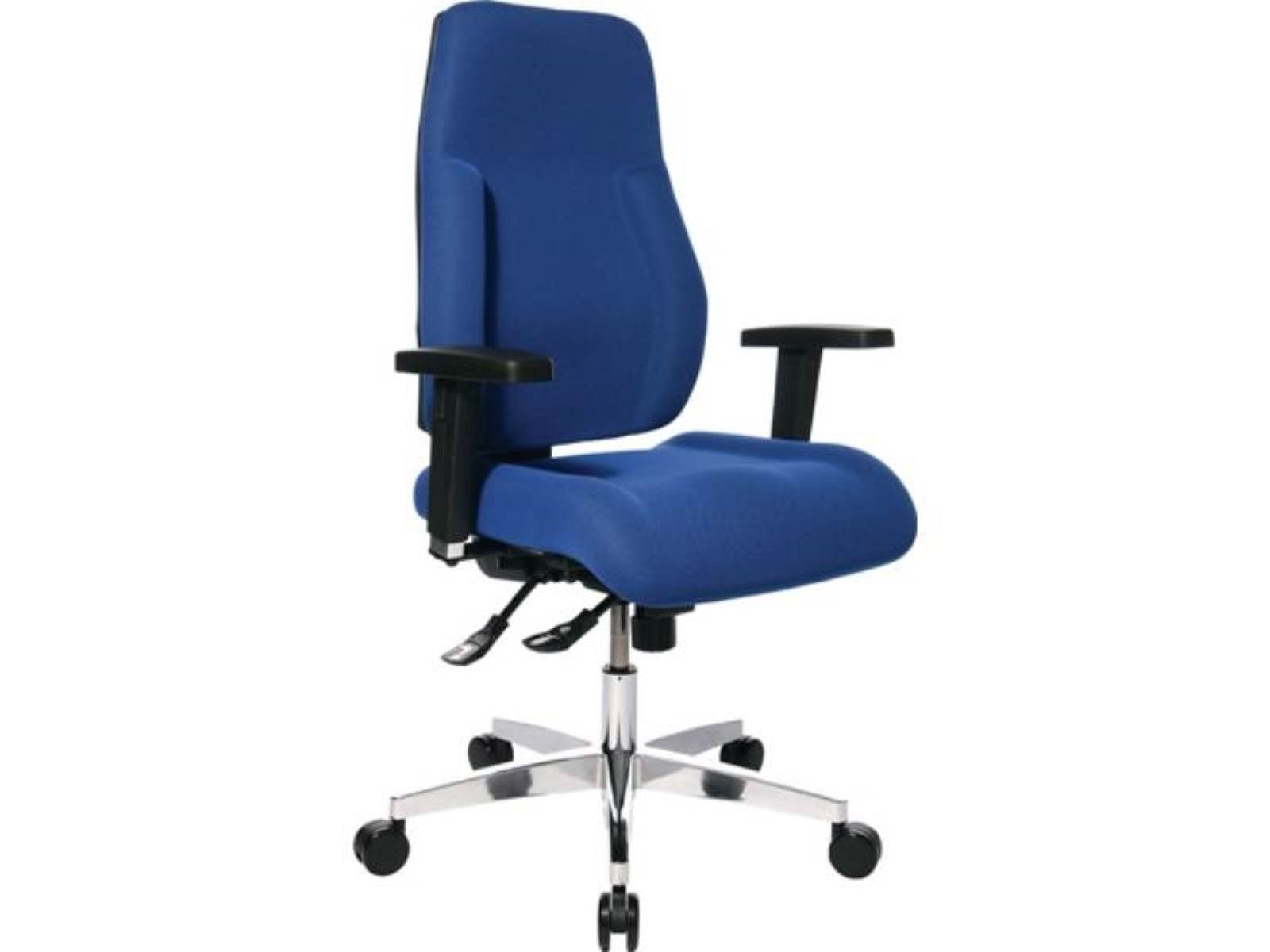 Drehstuhl TOPSTAR PI990BC6 Bürodrehstuhl mit Punktsynchrontechnik blau 430-510