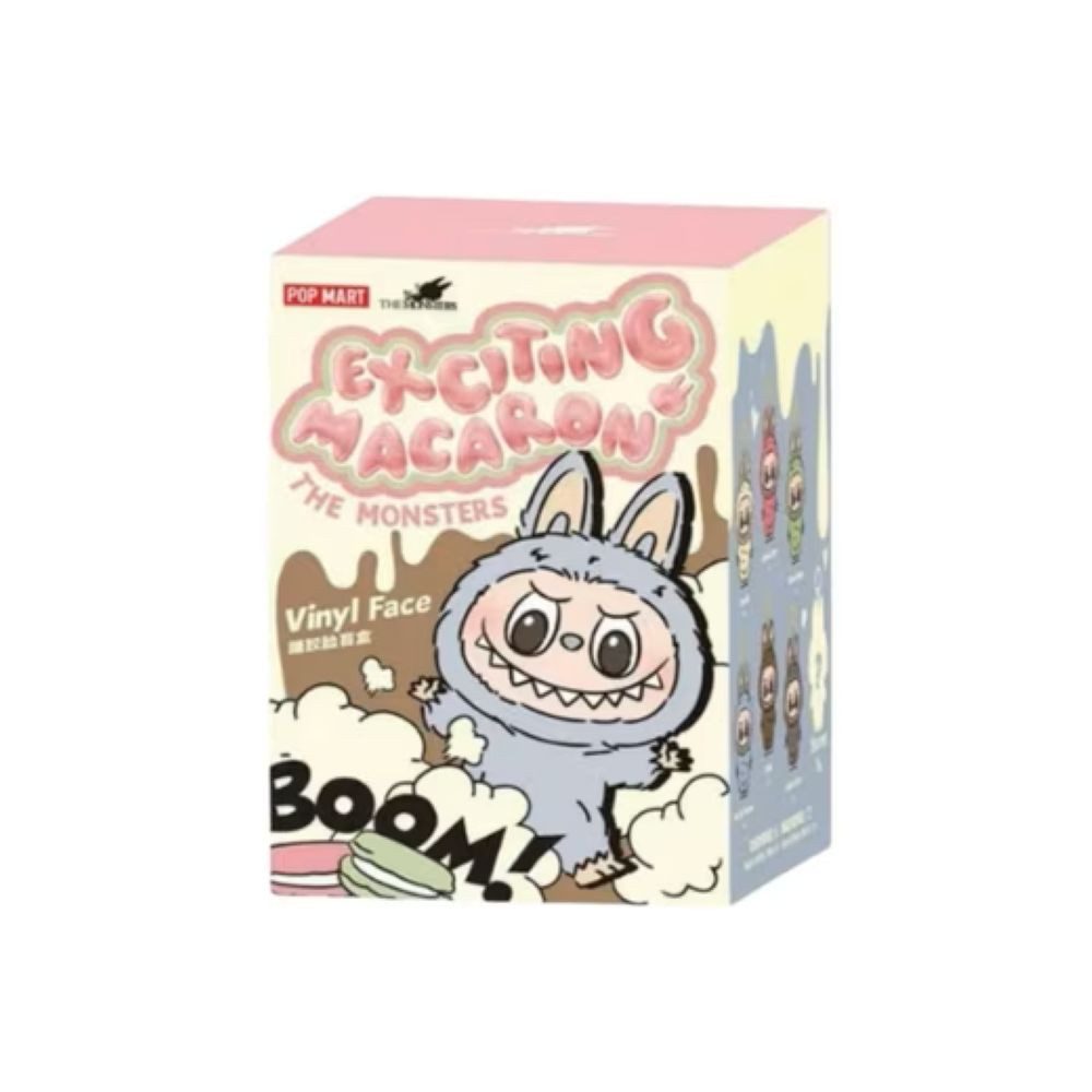 Pop Mart Schlüsselanhänger Labubu The Monsters Exciting Macarons Series Blind Box