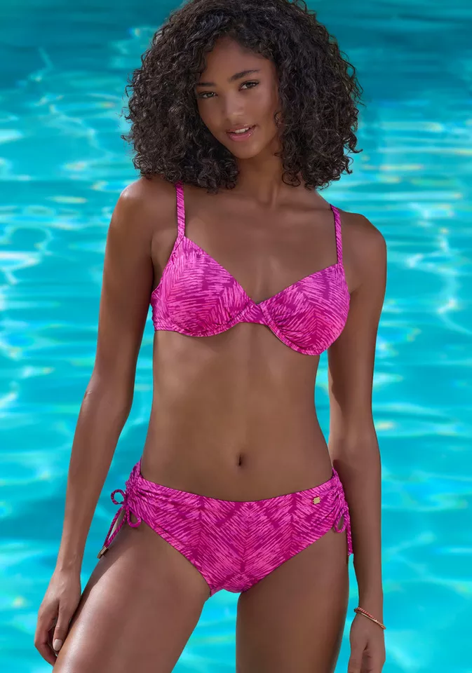 JETTE Bikini-Hose Floretta in Ton in Ton-Harmonie